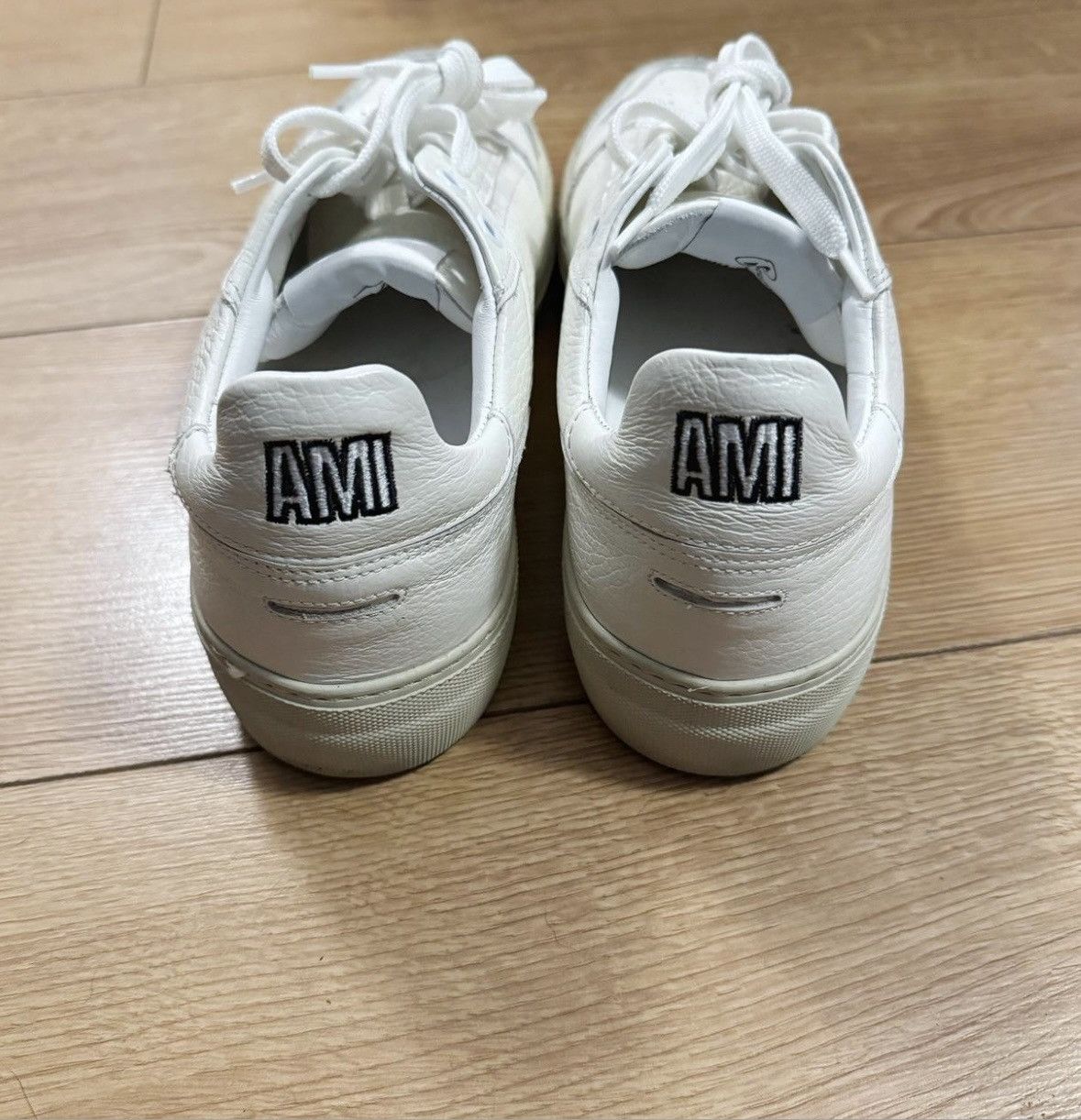 AMI AMI Paris Leather Sneakers Size US 10 / EU 43 - 5 Thumbnail