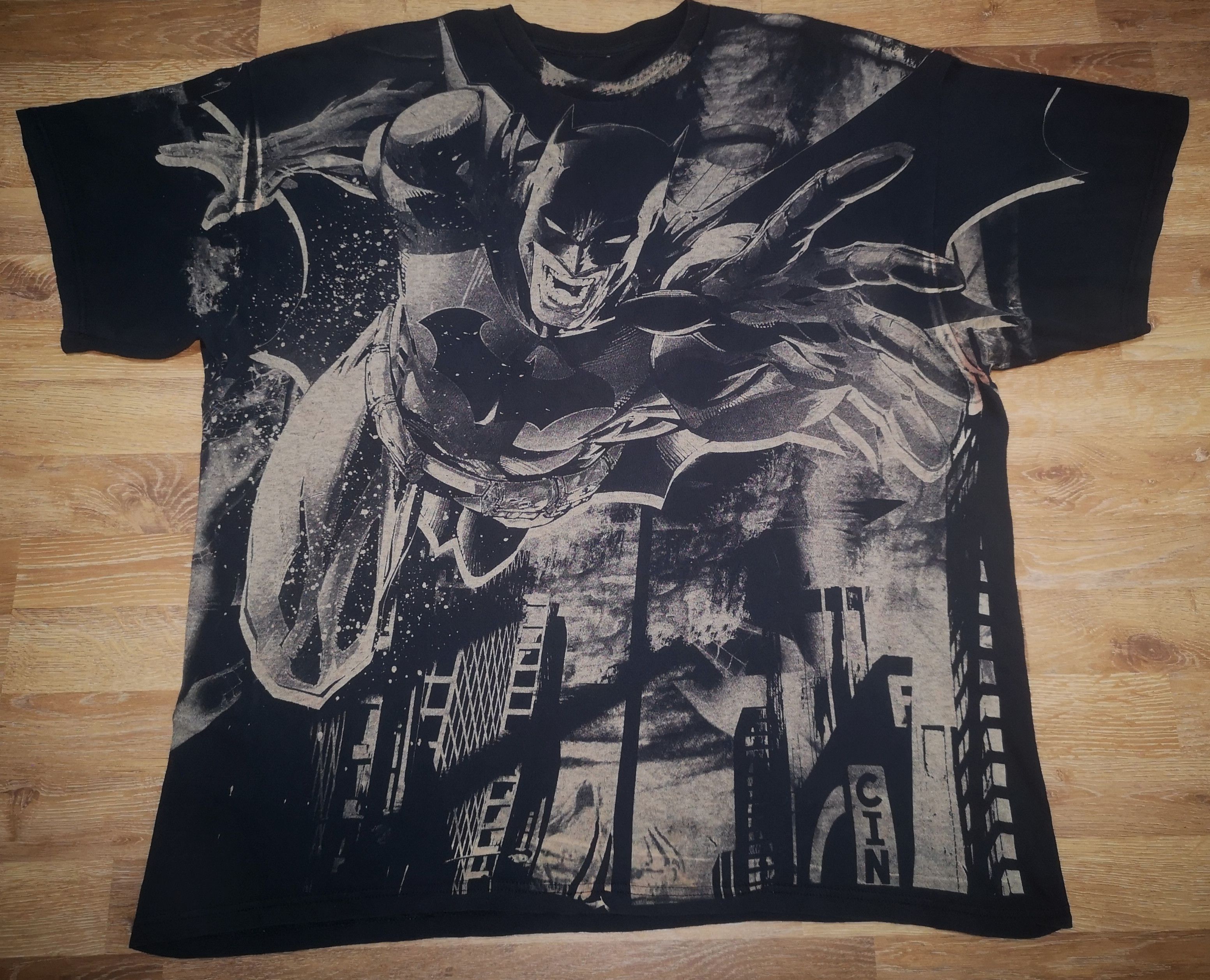 DC Comics × Vintage Vintage Dark Knight Promo Batman AOP Shirt Mosquitohead Vibe Size US XXL / EU 58 / 5 - 1 Thumbnail
