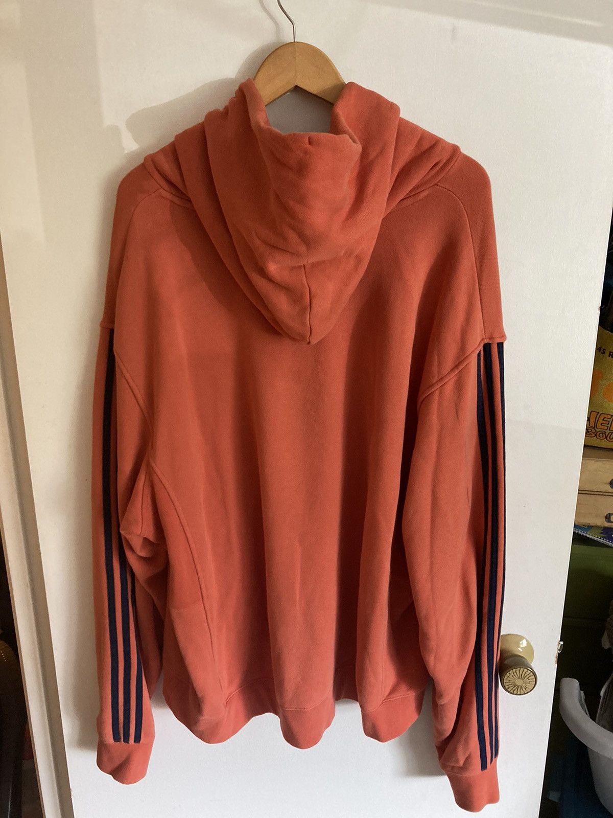 Adidas Oversized Adidas Orange Hoodie Size US XXL / EU 58 / 5 - 4 Thumbnail