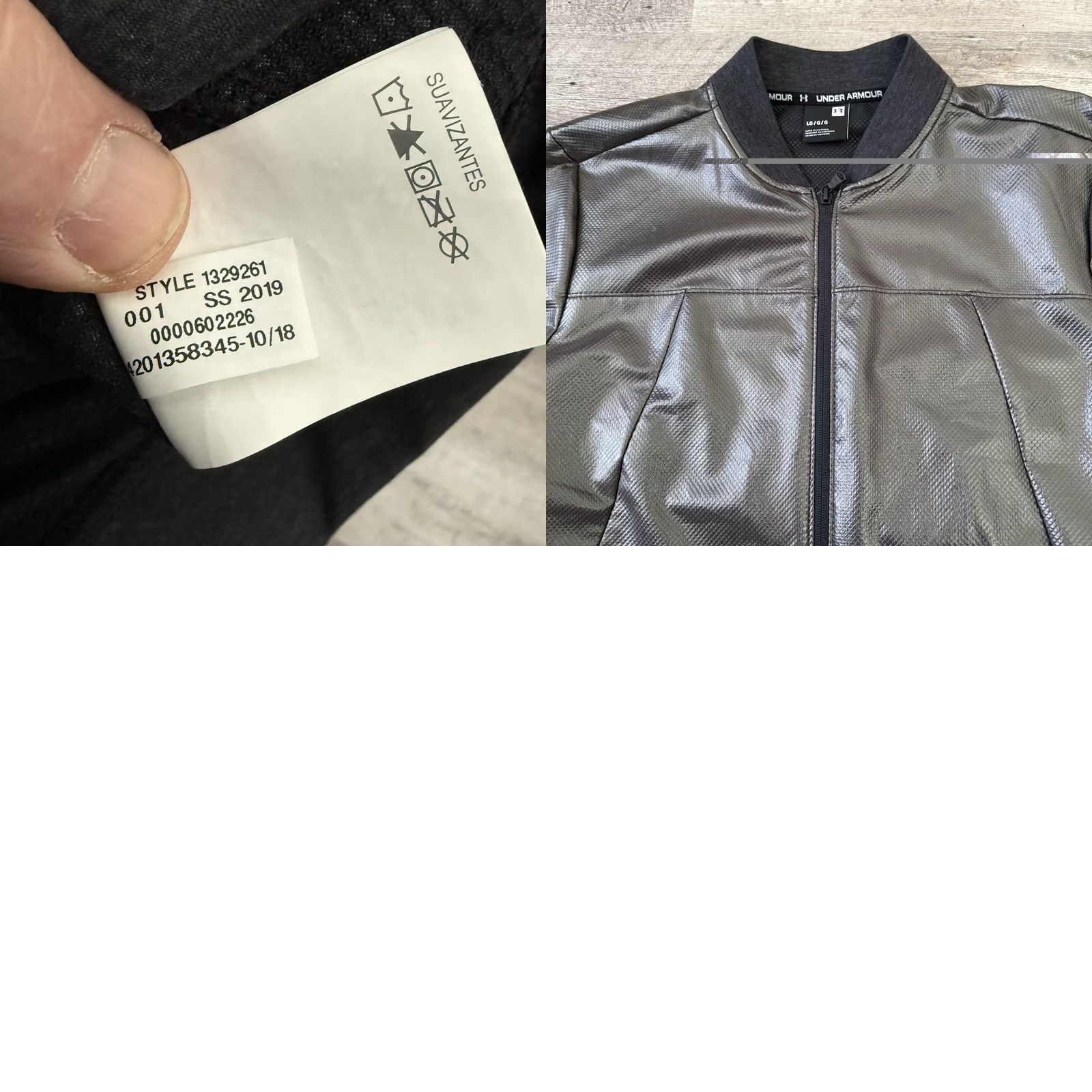 Under Armour Under Armour UA Unstoppable Swacket Jacket Mens Large Full Zip Bomber Gray Size US L / EU 52-54 / 3 - 8 Thumbnail