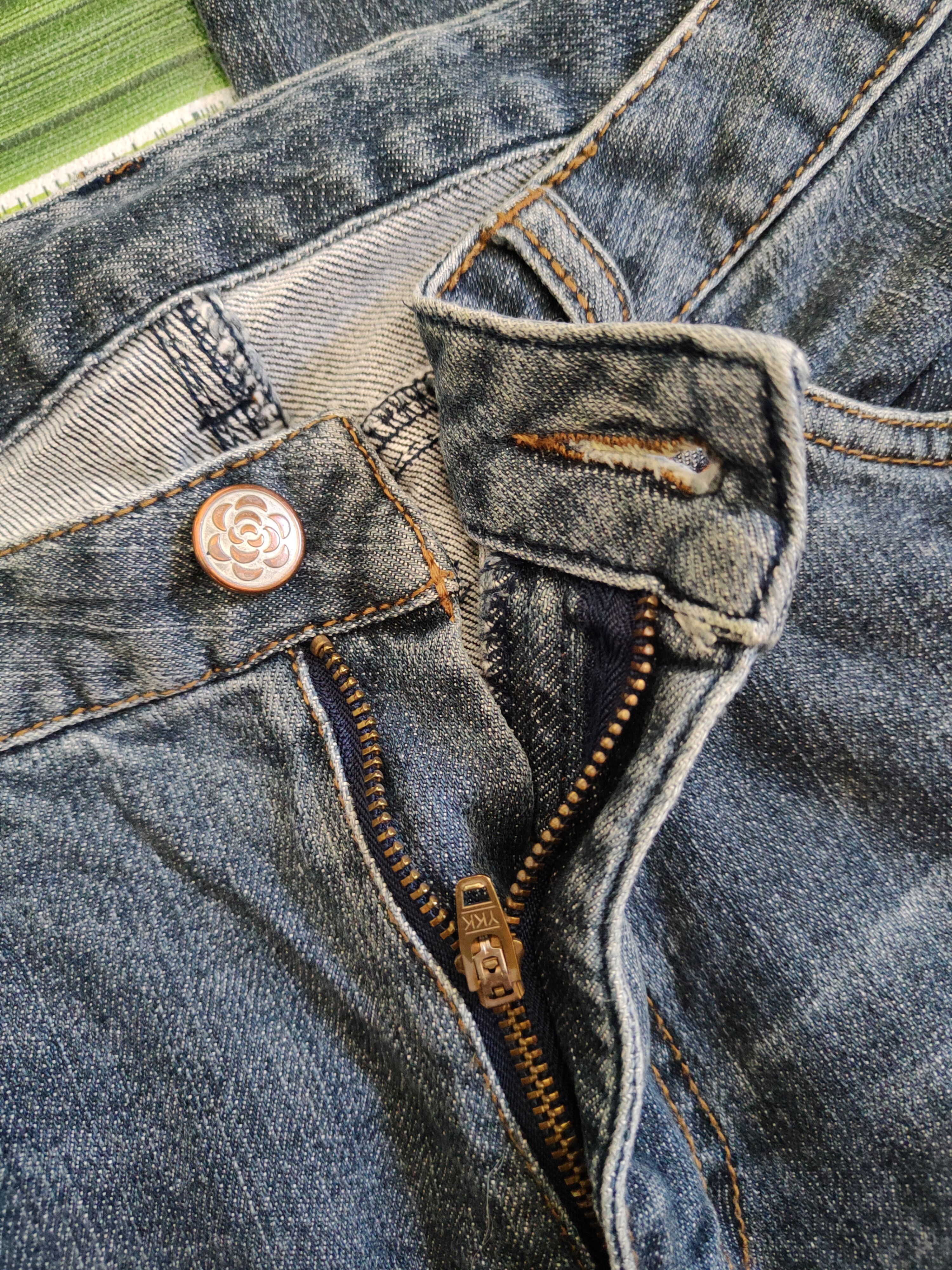 Japanese Brand Japanese Brand Dark Blue Distressed Ripped Jeans #S2127 Size 30" / US 8 / IT 44 - 15 Thumbnail