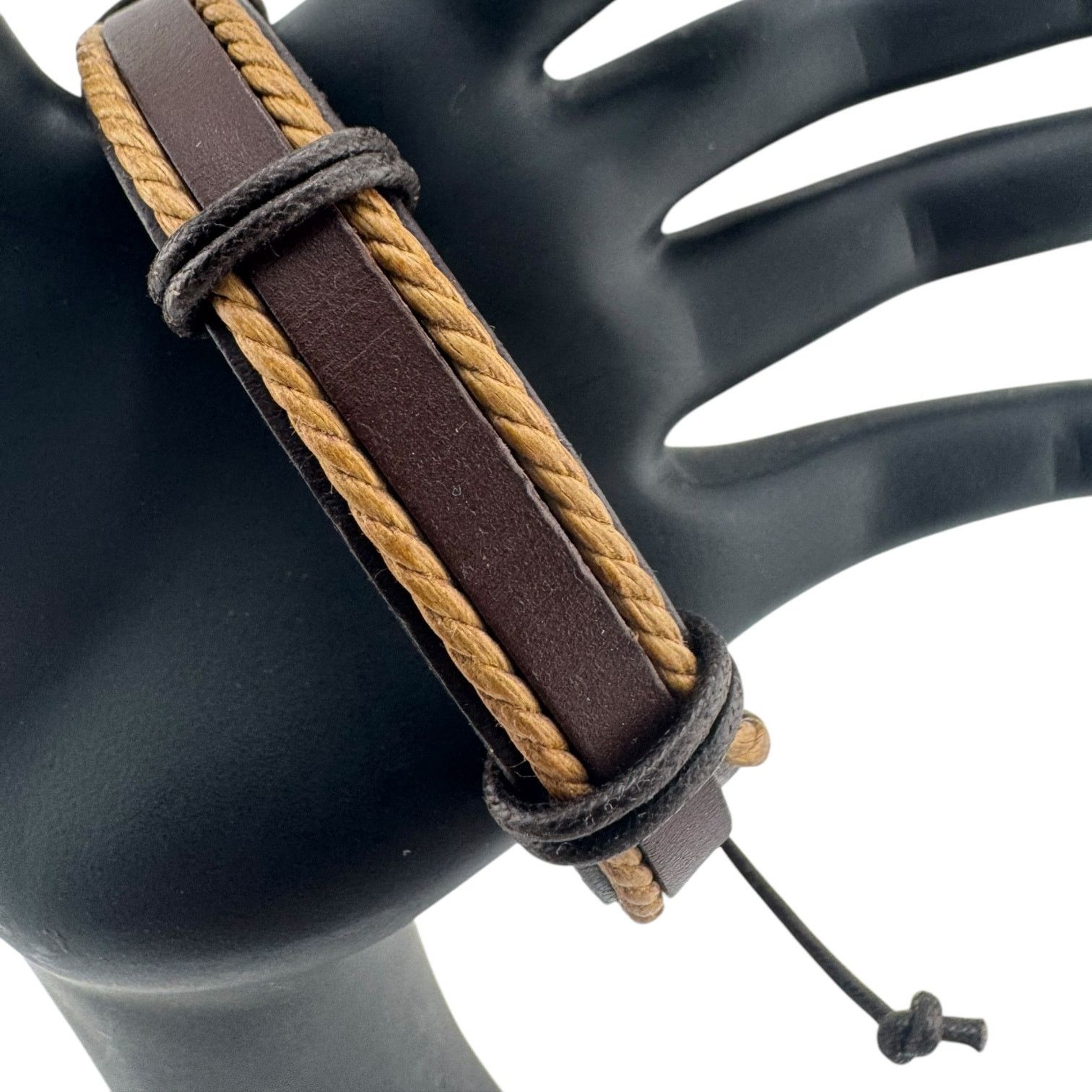 Other Rebel Braided Cuff: Adjustable Anarchy for Any Wrist Size ONE SIZE - 1 Thumbnail