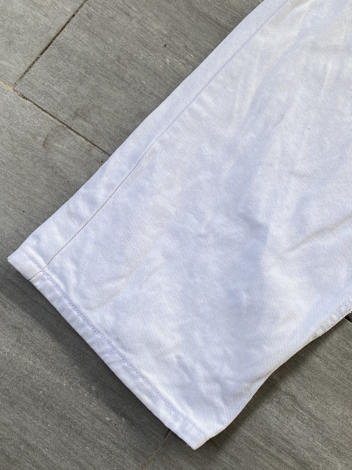 Japanese Brand 🔥BINDING NOW🔥Baggy Soul SBRK White Denim Size US 30 / EU 46 - 4 Thumbnail