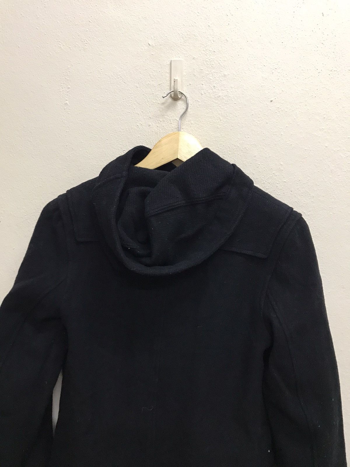 Issey Miyake Vintage IS Sunao Kuwahara 2000 a/w Hooded Duffle Coat Wool Size S / US 4 / IT 40 - 20 Thumbnail