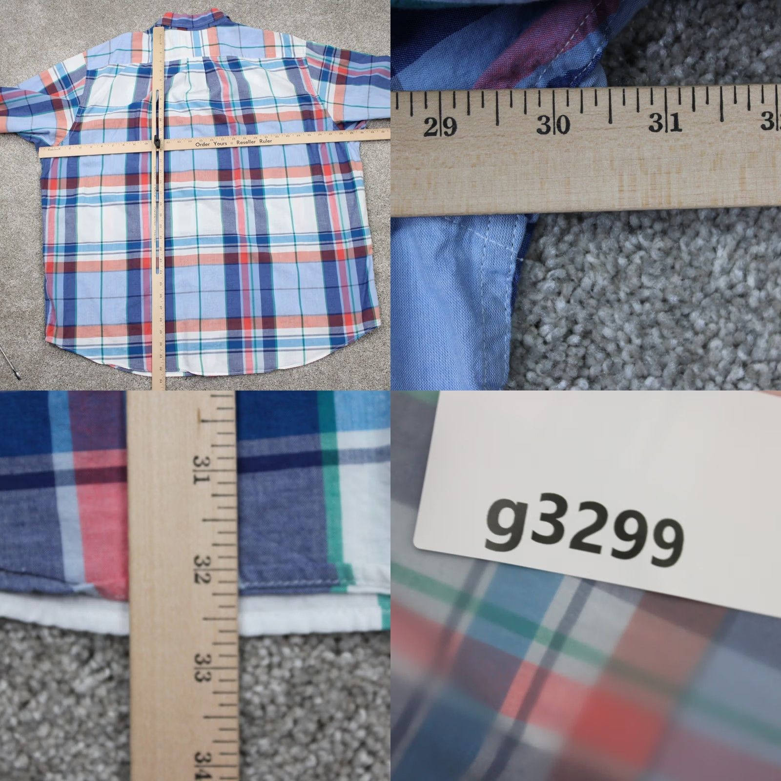 Brooks Brothers Brooks Brothers Madison Shirt Mens 2XL XXL Blue/Red/White Cotton L/S Button Down Size US XXL / EU 58 / 5 - 9 Thumbnail