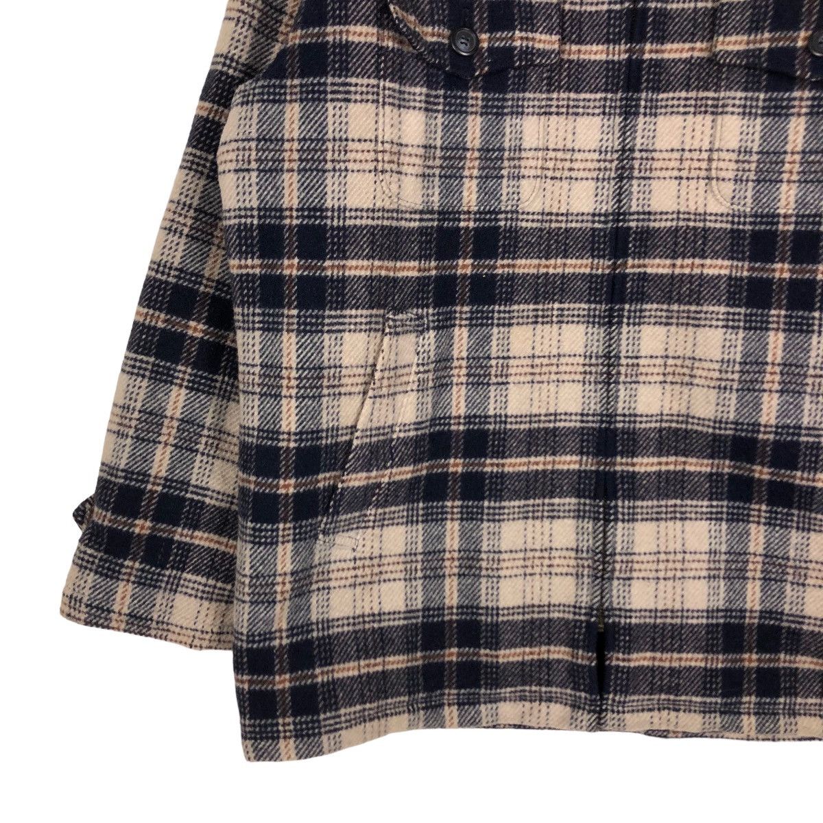 Japanese Brand 📌VINTAGE WORK CHORE ZIPPER JACKET BOSSINI TARTAN DESIGN Size US M / EU 48-50 / 2 - 12 Thumbnail