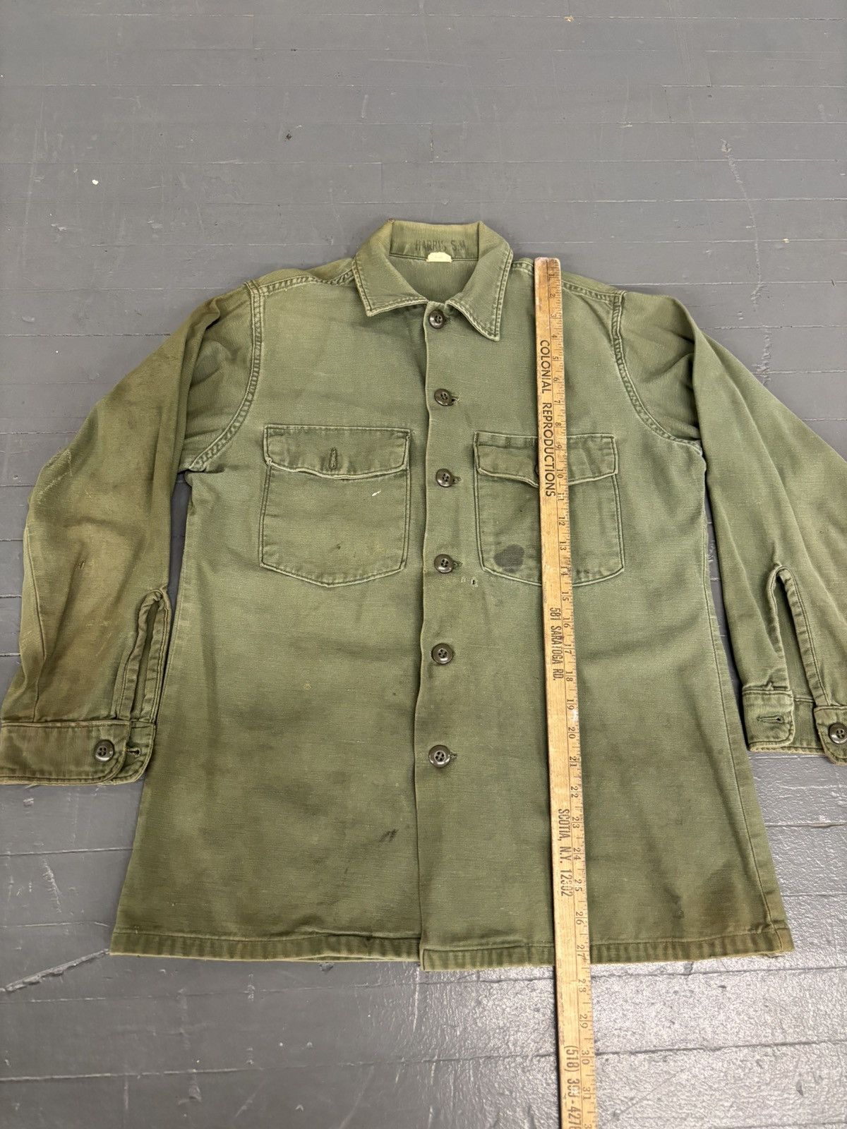 Vintage Vintage 70s USMC military shirt Size US L / EU 52-54 / 3 - 6 Thumbnail
