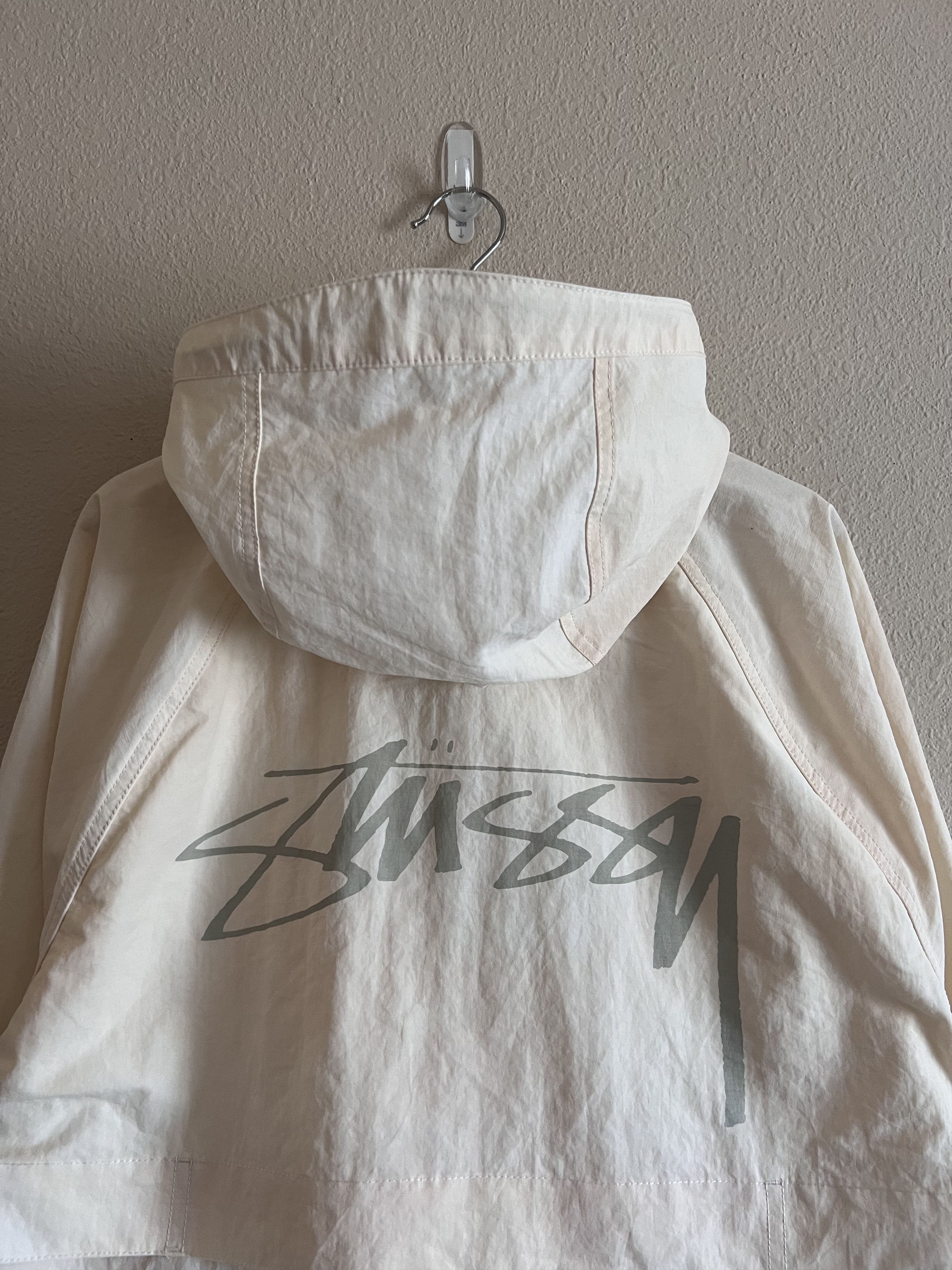 Stussy Stussy Beach Shell Jacket in Wave Dye Bone Size US XL / EU 56 / 4 - 6 Thumbnail