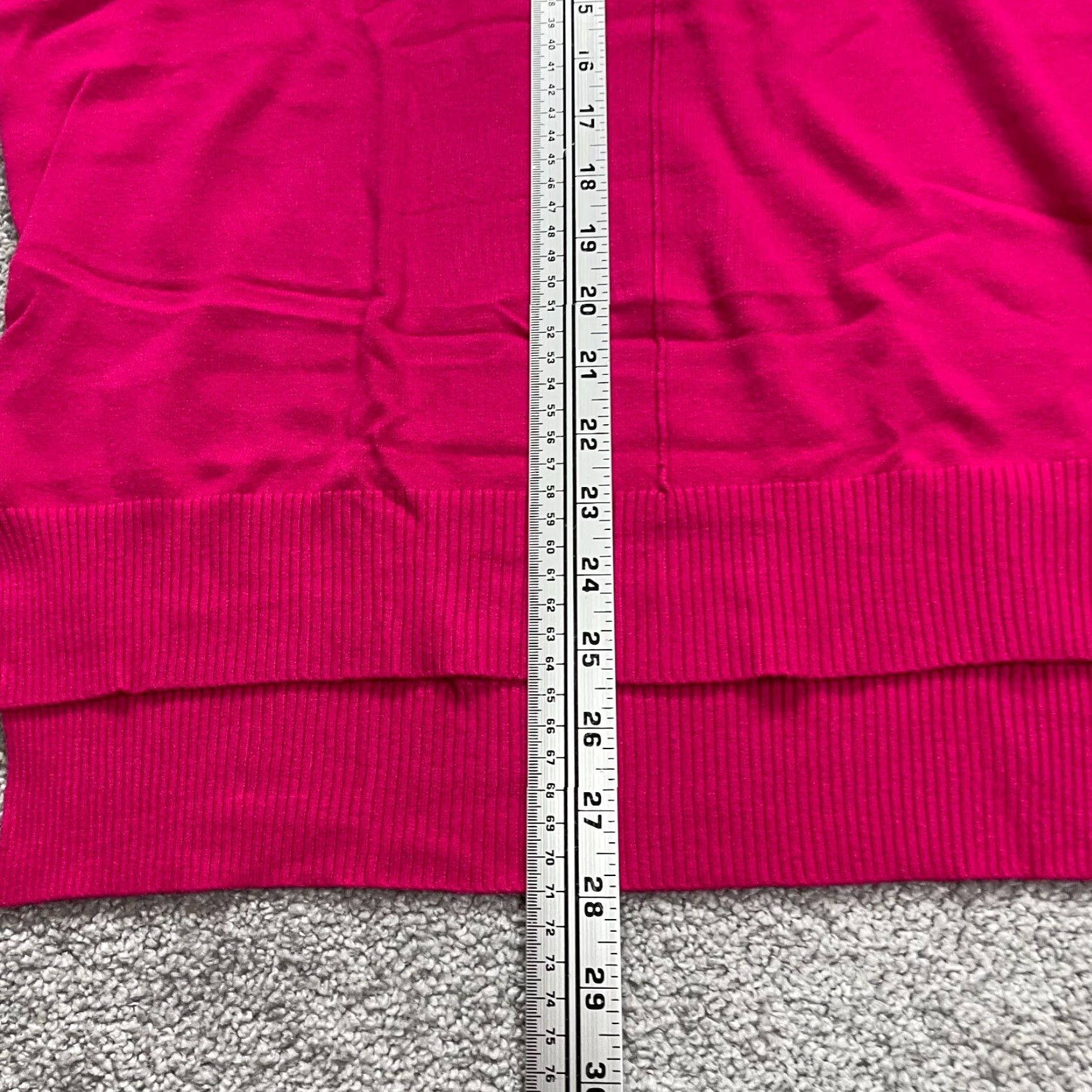 Pinko Dreamers Pullover Sweater Womens S/M Pink V-Neck Knit Long Sleeve Size S / US 4 / IT 40 - 5 Thumbnail