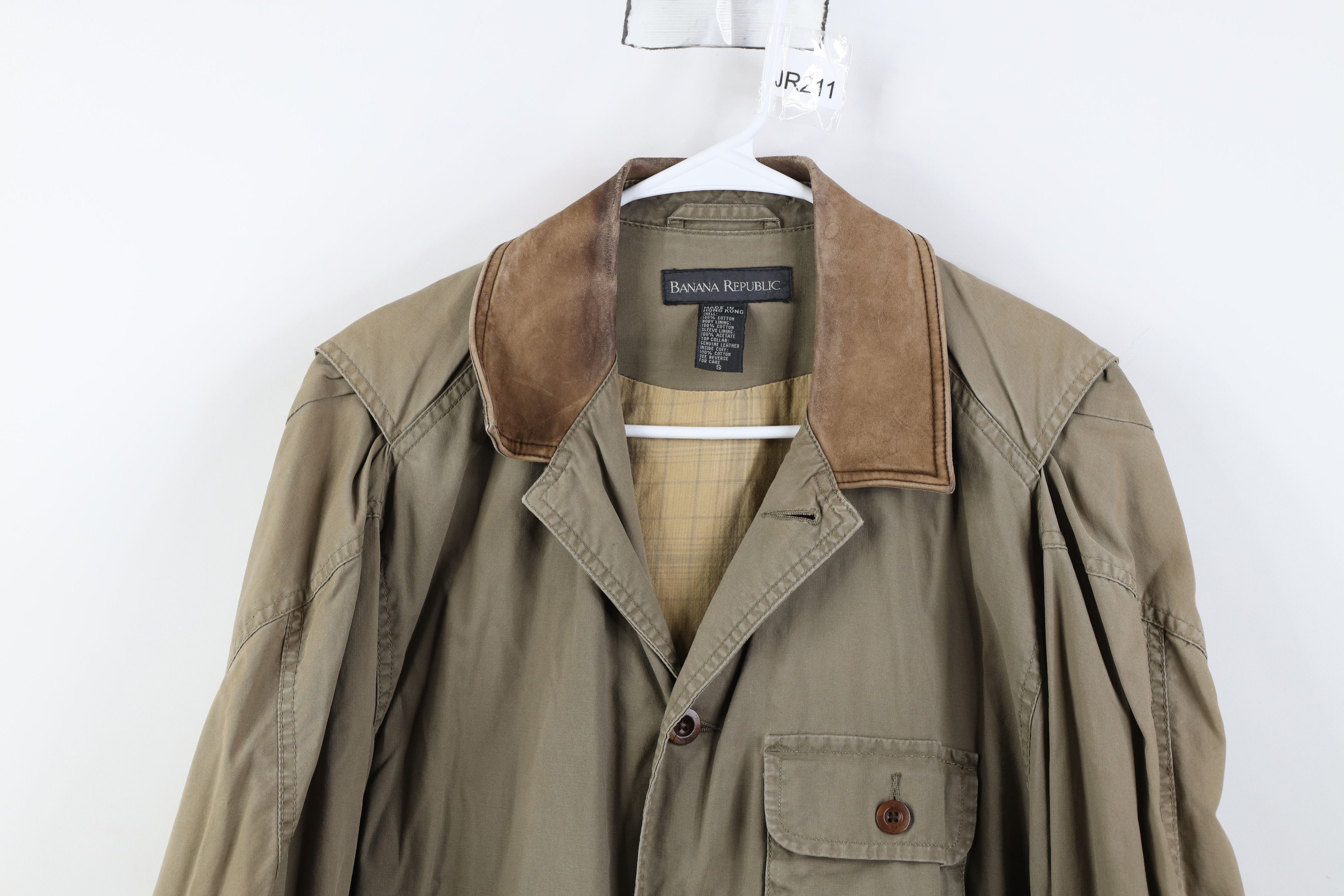 Banana Republic Vintage 90s Banana Republic Safari Chore Barn Jacket Beige Size US S / EU 44-46 / 1 - 2 Thumbnail