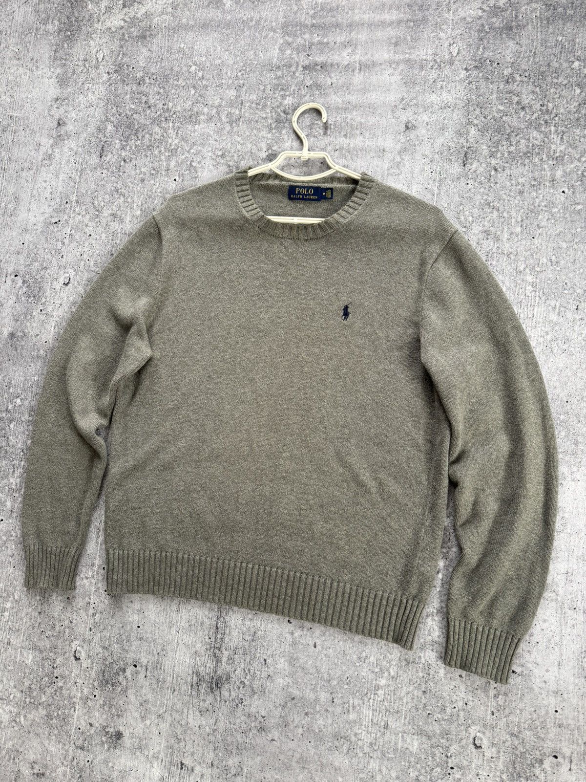 Polo Ralph Lauren Polo Ralph Lauren Vintage Sweater Knit Dark Gray Size M Size US M / EU 48-50 / 2 - 2 Thumbnail