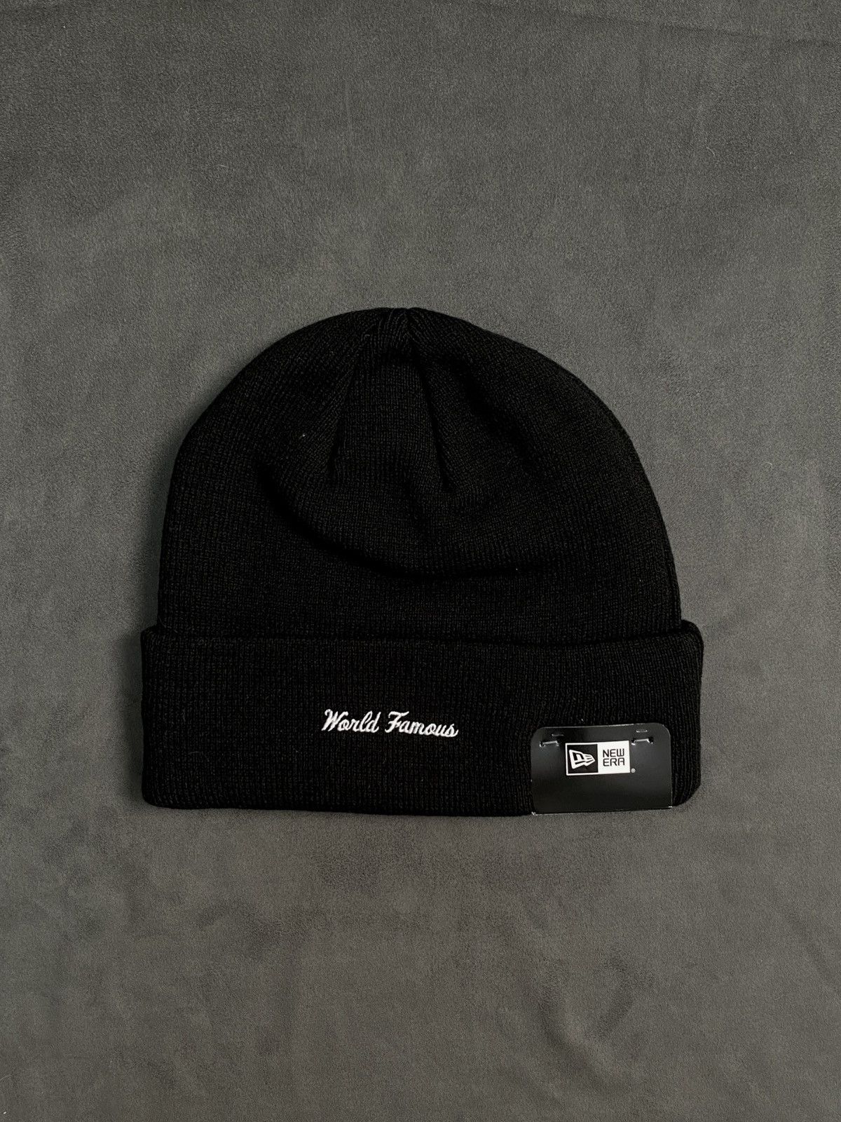 New Era × Supreme Rare Supreme New Era Box Logo Beanie Hats Black OS Size ONE SIZE - 4 Thumbnail