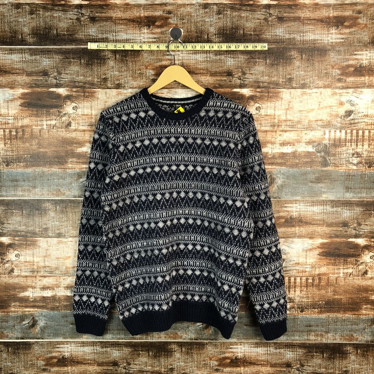 LC Walkiki Blue Knitwear vintage sweatshirt #A2343