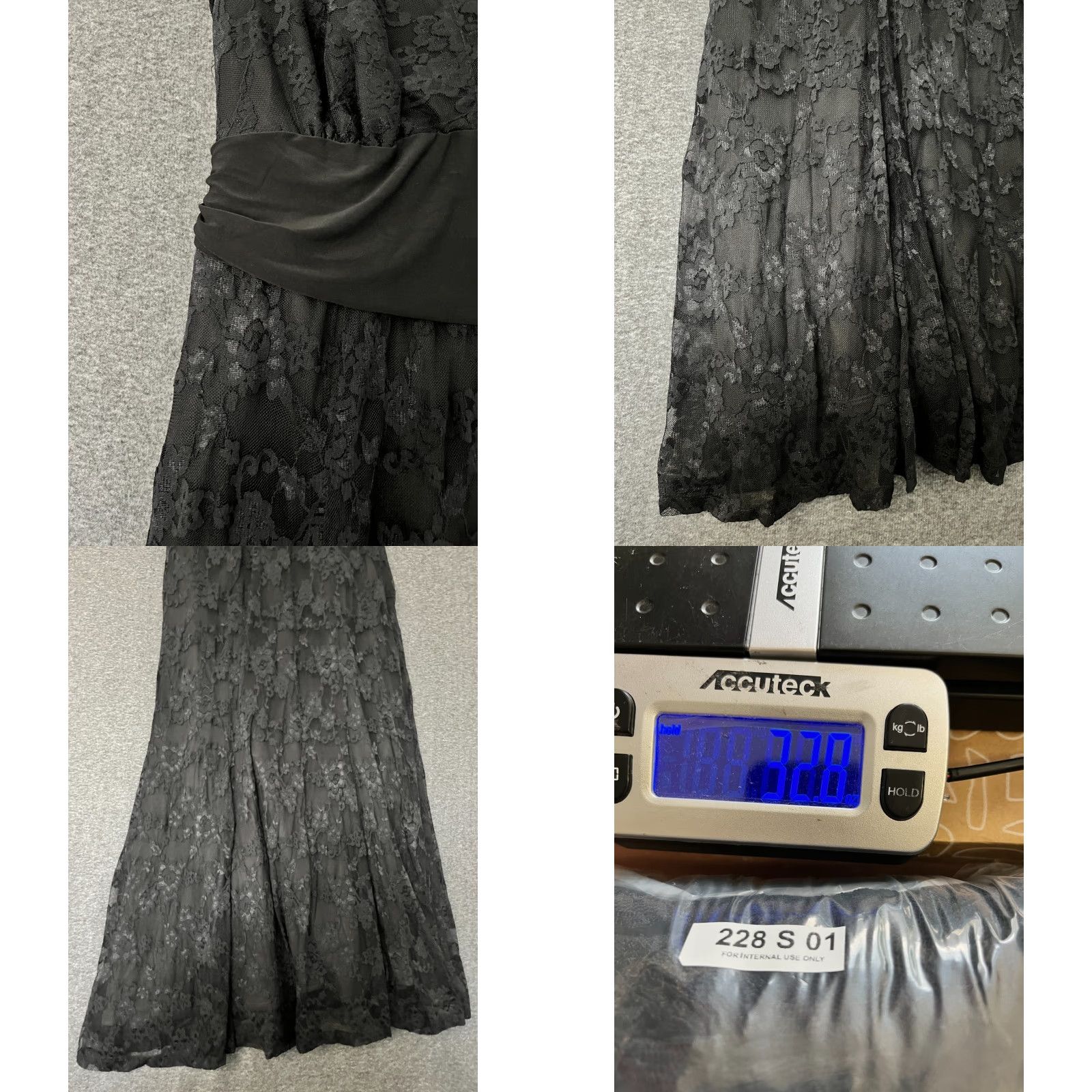 Vintage Kiyonna Black Lace V-Neck Overlap Sleeveless Dress Juniors Women's Size 1 Size XS / US 0-2 / IT 36-38 - 8 Thumbnail