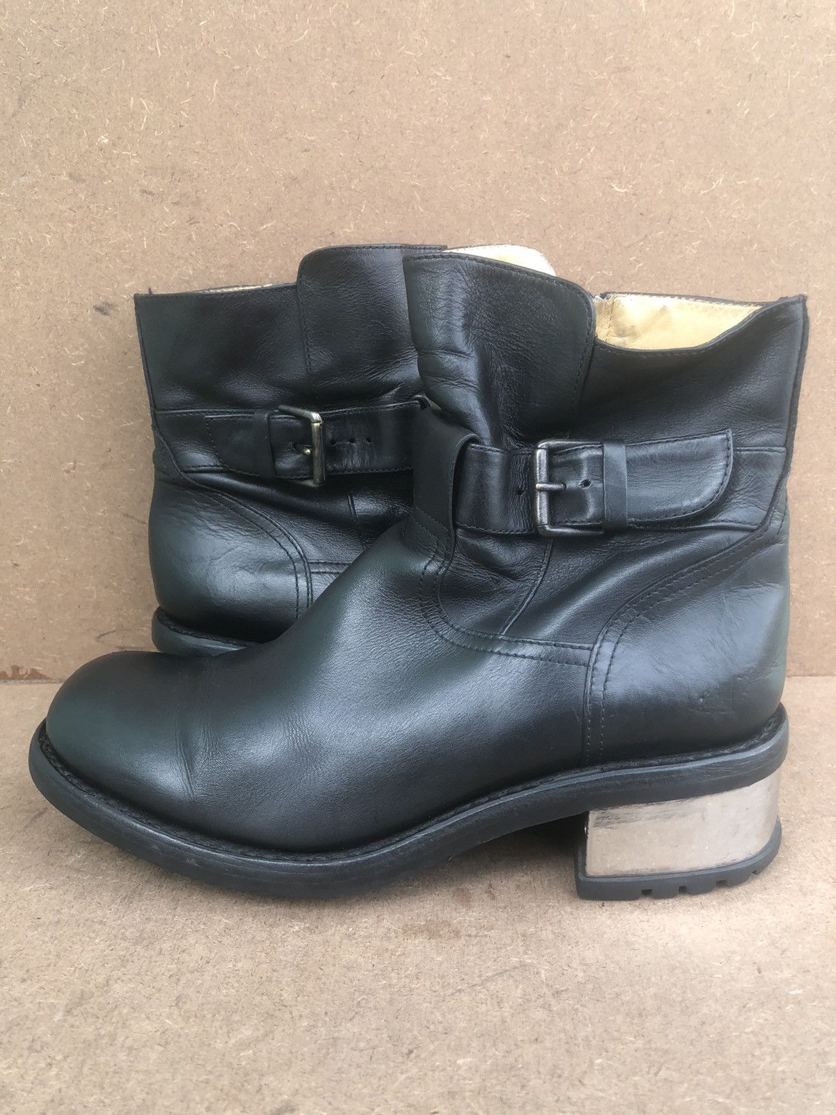 Designer Freelance Black Calfskin Leather Women’s Boots Size US 9 / IT 39 - 6 Thumbnail
