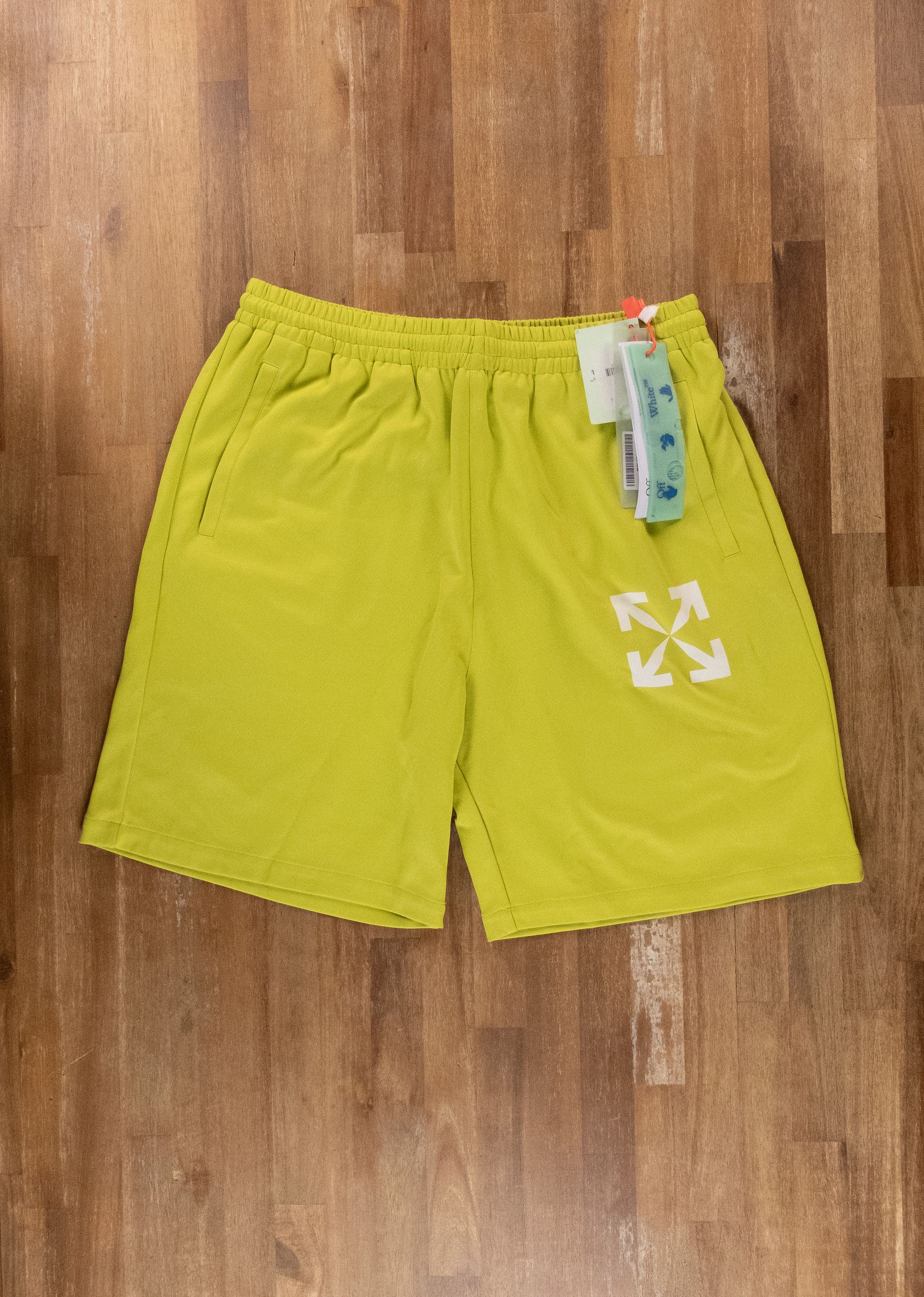 Off-White OFF-WHITE yellow arrow skate track nylon shorts Large Size US 34 / EU 50 - 3 Thumbnail