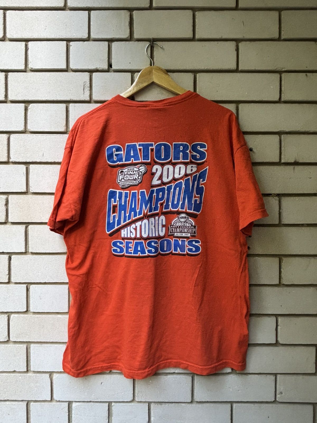 Vintage Florida Gators Vintage NCAA Championship T-Shirt Size US XL / EU 56 / 4 - 2 Thumbnail