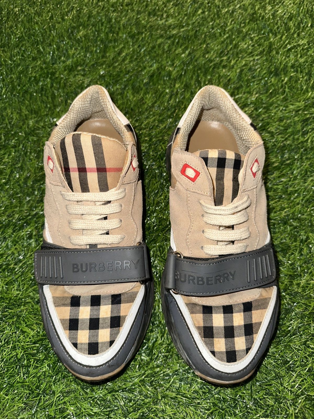 Burberry Burberry vintage check suede and leather shoes size 38 Size US 6 / EU 39 - 3 Thumbnail