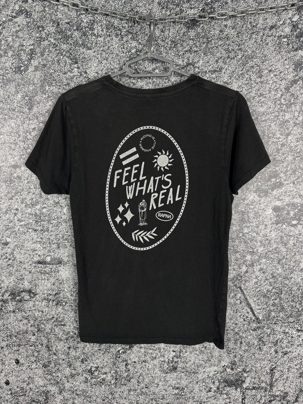 Rapha Rapha Cycling Cotton T-Shirt Feel What's Real Bike Size S Size US S / EU 44-46 / 1 - 9 Thumbnail