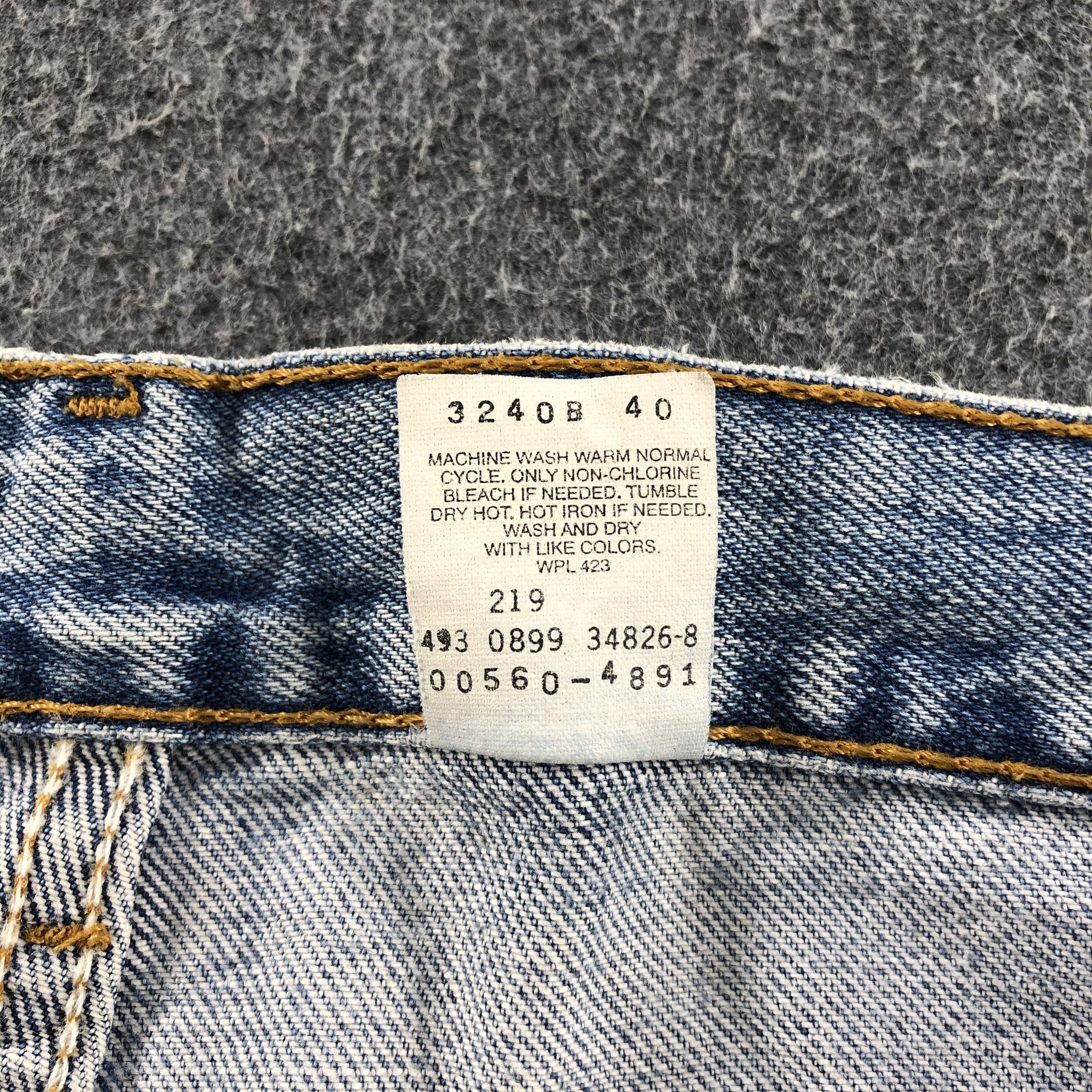 Levi's Vintage 90s Light Wash Levis 560 Jeans-J1264 Size US 33 - 11 Thumbnail