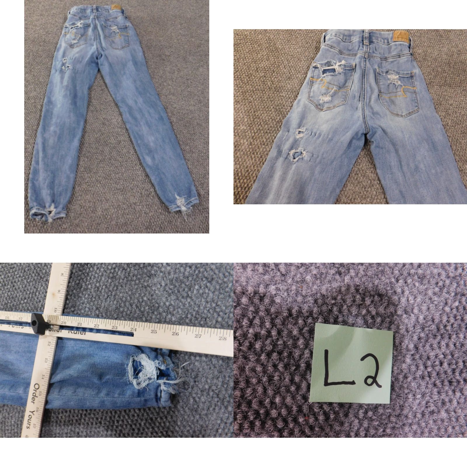 American Eagle Outfitters VINTAGE? No — (remove) Size 24" / US 00 / IT 34 - 8 Thumbnail