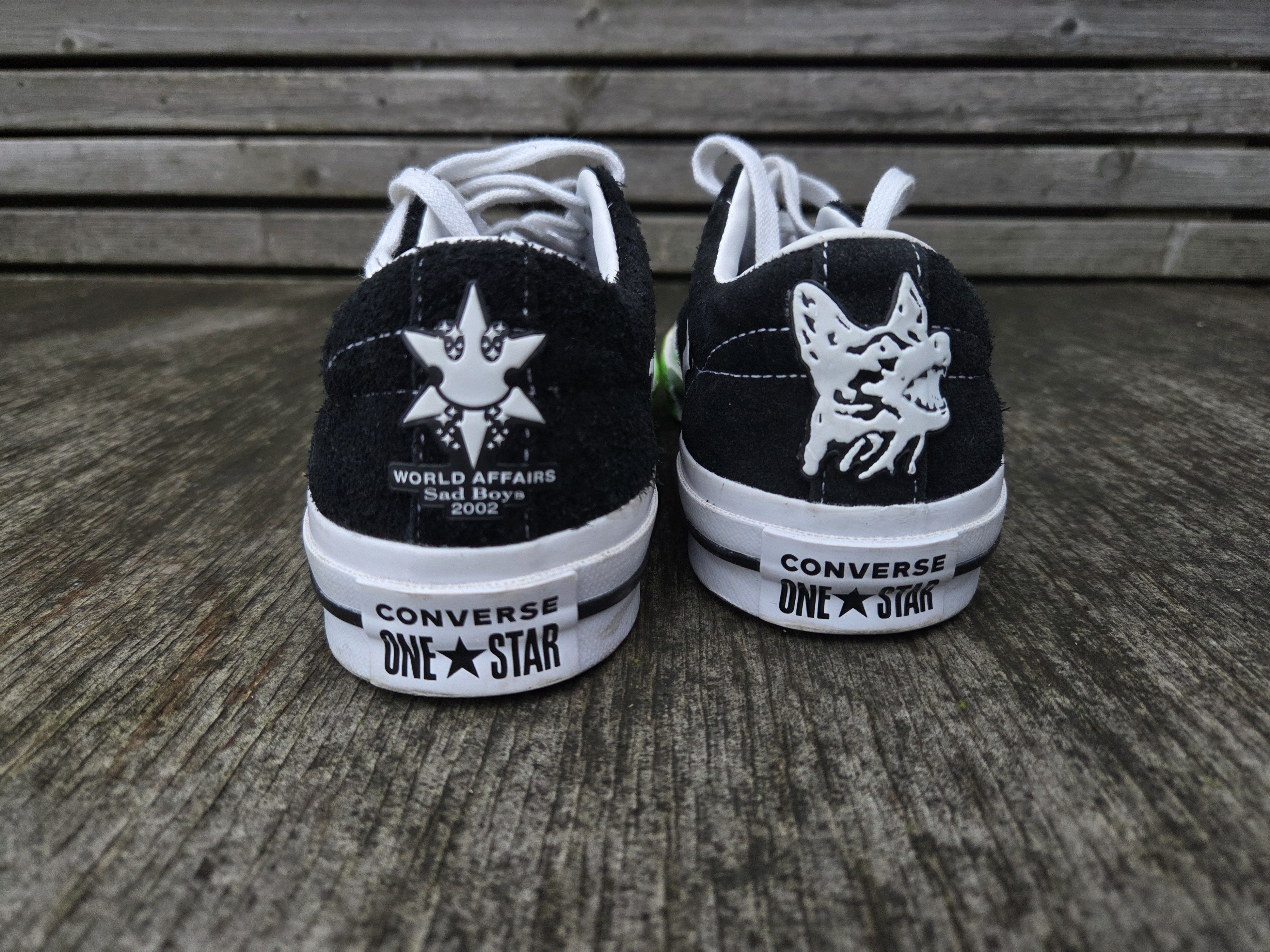 Sad Boys Sadboys Gear x Converse "Toxic" One Star Size US 6.5 / EU 39-40 - 3 Thumbnail