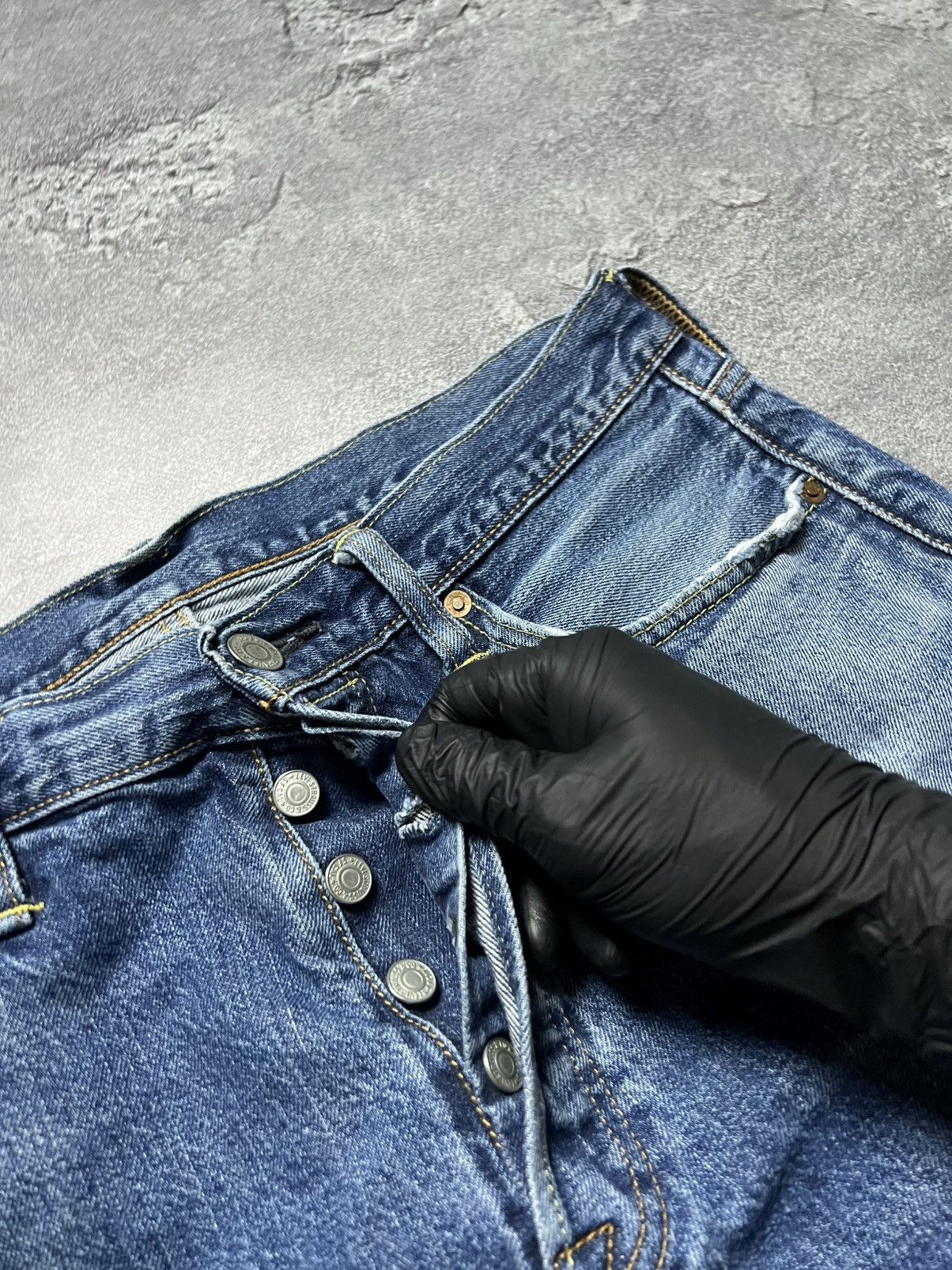 Levi's Vintage Levis Jeans Pants Wash Blue Big Logo 501 34/30 M-L Size US 34 / EU 50 - 12 Thumbnail