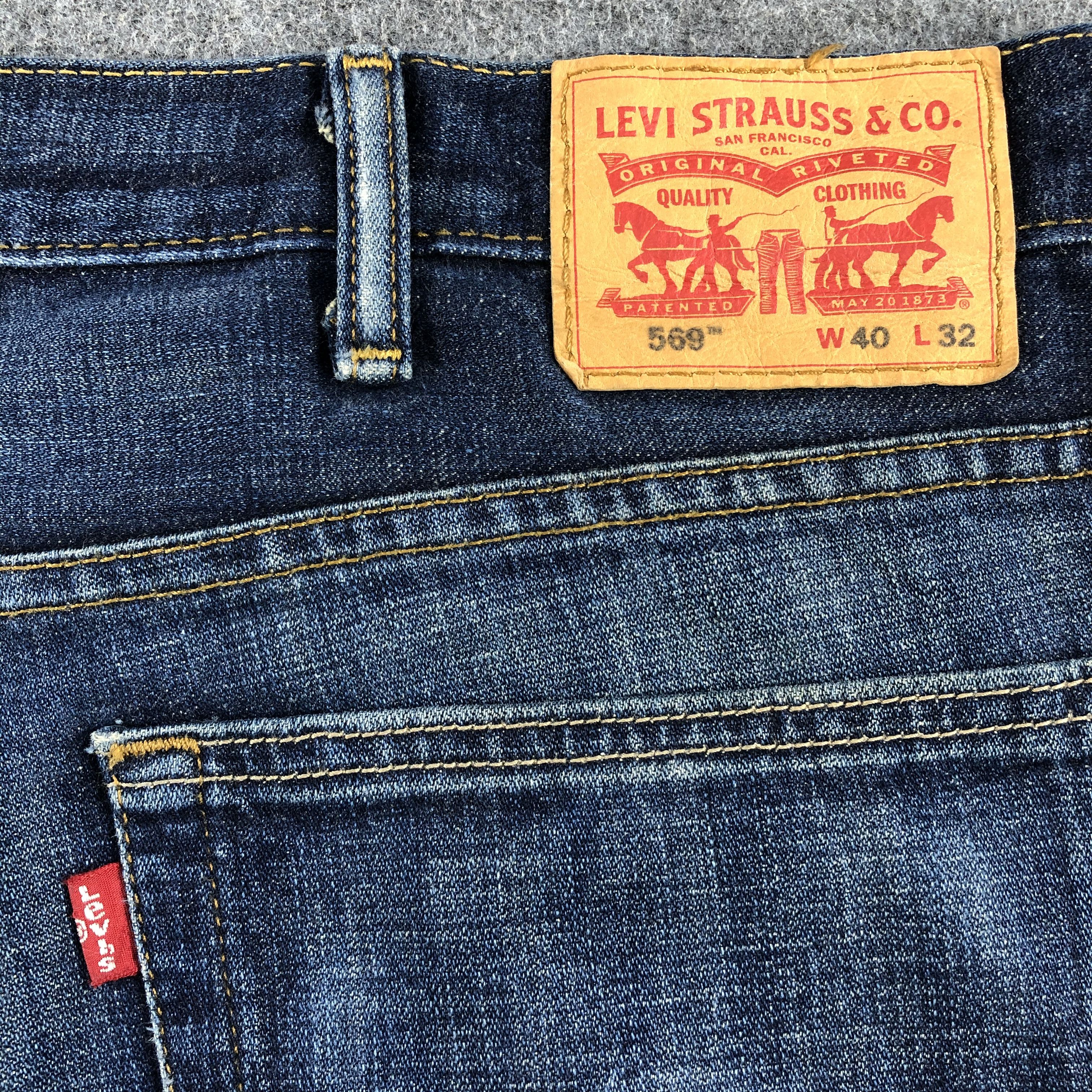 Levi's Vintage Distress Levis 569 Jeans-J1401 Size US 44 / EU 60 - 5 Thumbnail