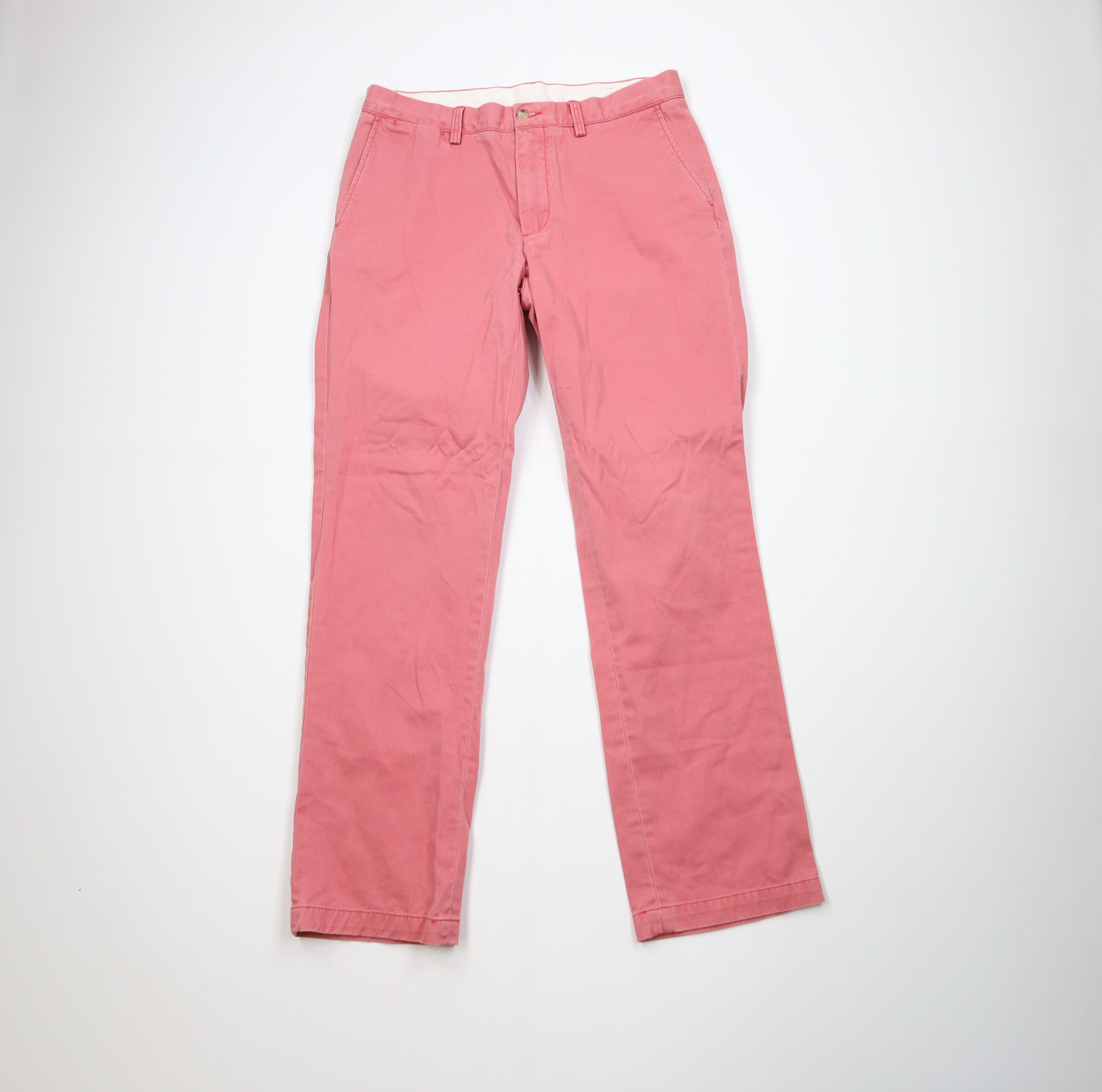 Ralph Lauren Vintage Ralph Lauren Stonewash Straight Leg Chino Pants Red Size US 33 - 1 Thumbnail