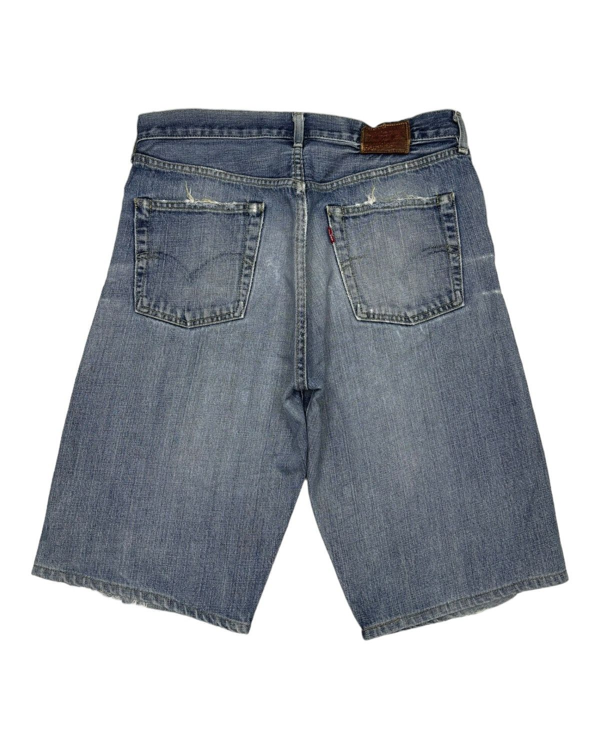Levi's VINTAGE LEVIS 503B Big E Selvedge Denim Short Jeans Size US 32 / EU 48 - 3 Thumbnail