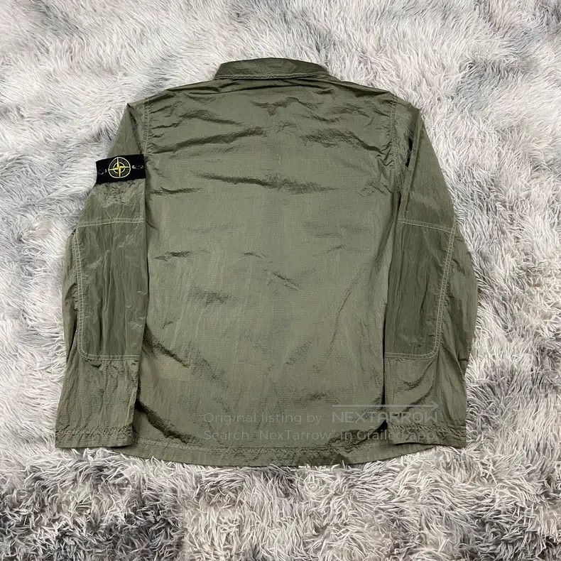 Stone Island Stone Island Tail Rat Green Silver Green Metal Nylon Doubl Size US L / EU 52-54 / 3 - 6 Thumbnail