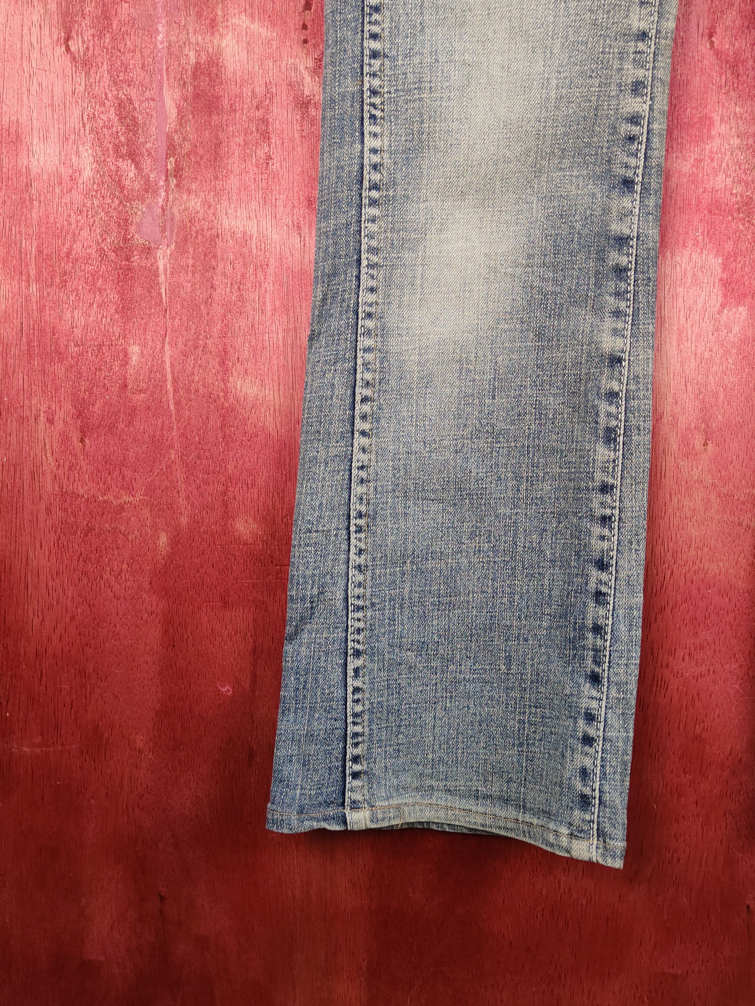 Japanese Brand DL Georgia Love Blue Faded Multipocket Denim #S1582 Size 26" / US 2 / IT 38 - 4 Thumbnail