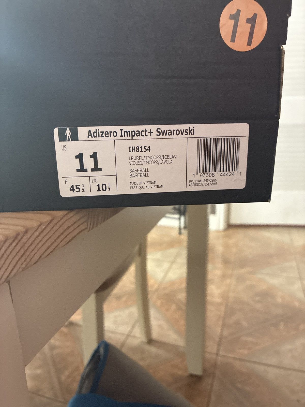 Adidas Adizero Impact+Swarovski Cleats! Size US 11 / EU 44 - 4 Thumbnail