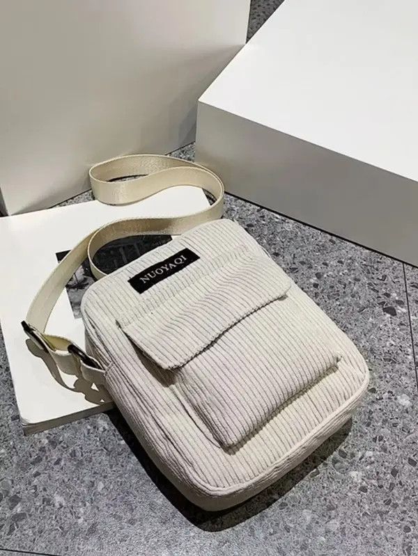 Japanese Brand corduroy cross body bag/satchel Size ONE SIZE - 2 Thumbnail