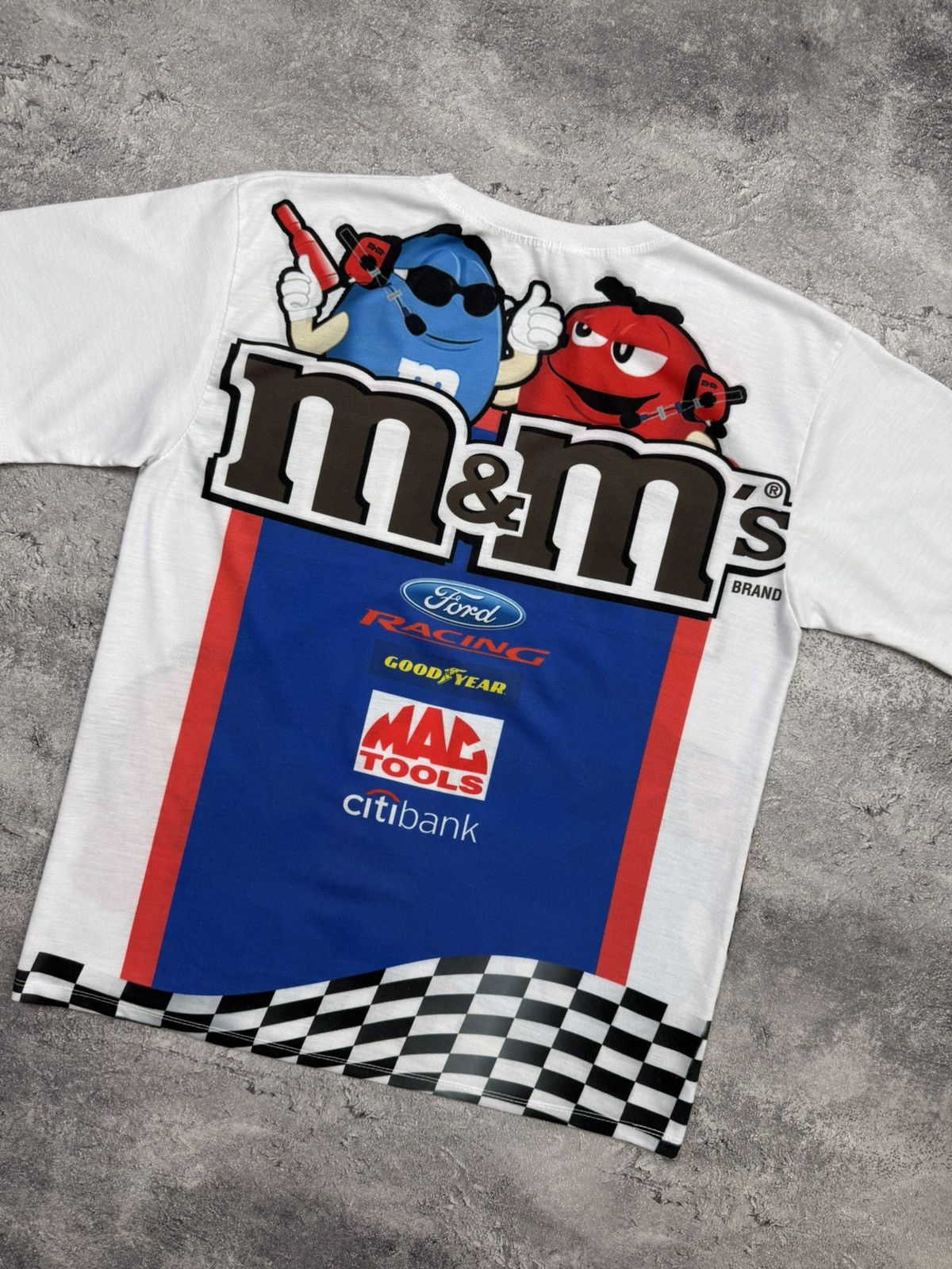 Vintage Vintage M&M’s Racing T-Shirt Y2K Streetwear Size US M / EU 48-50 / 2 - 13 Thumbnail