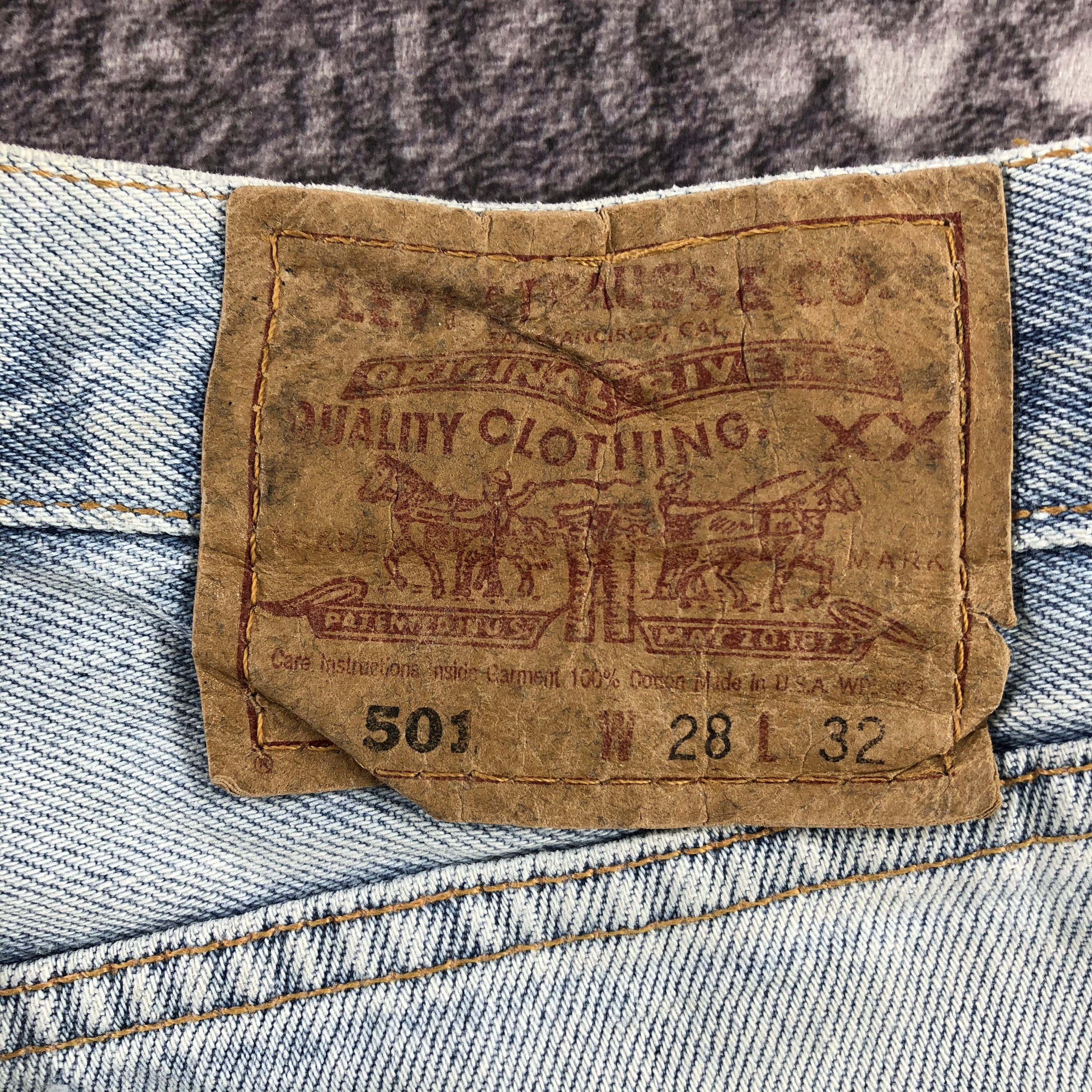 Levi's × Vintage Vintage 90s Light Wash Levis 501 Jeans-JM2832 Size US 29 - 6 Thumbnail