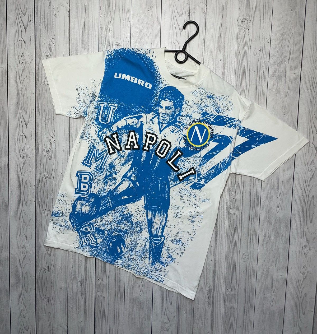 Other Vintage Maradona soccer tee big logo Y/K size L/XL Size US XL / EU 56 / 4 - 1 Thumbnail