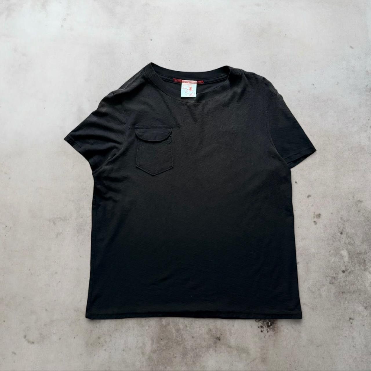 Yuremane Yuremane Ramon Slub Black Blank Tee | Grailed