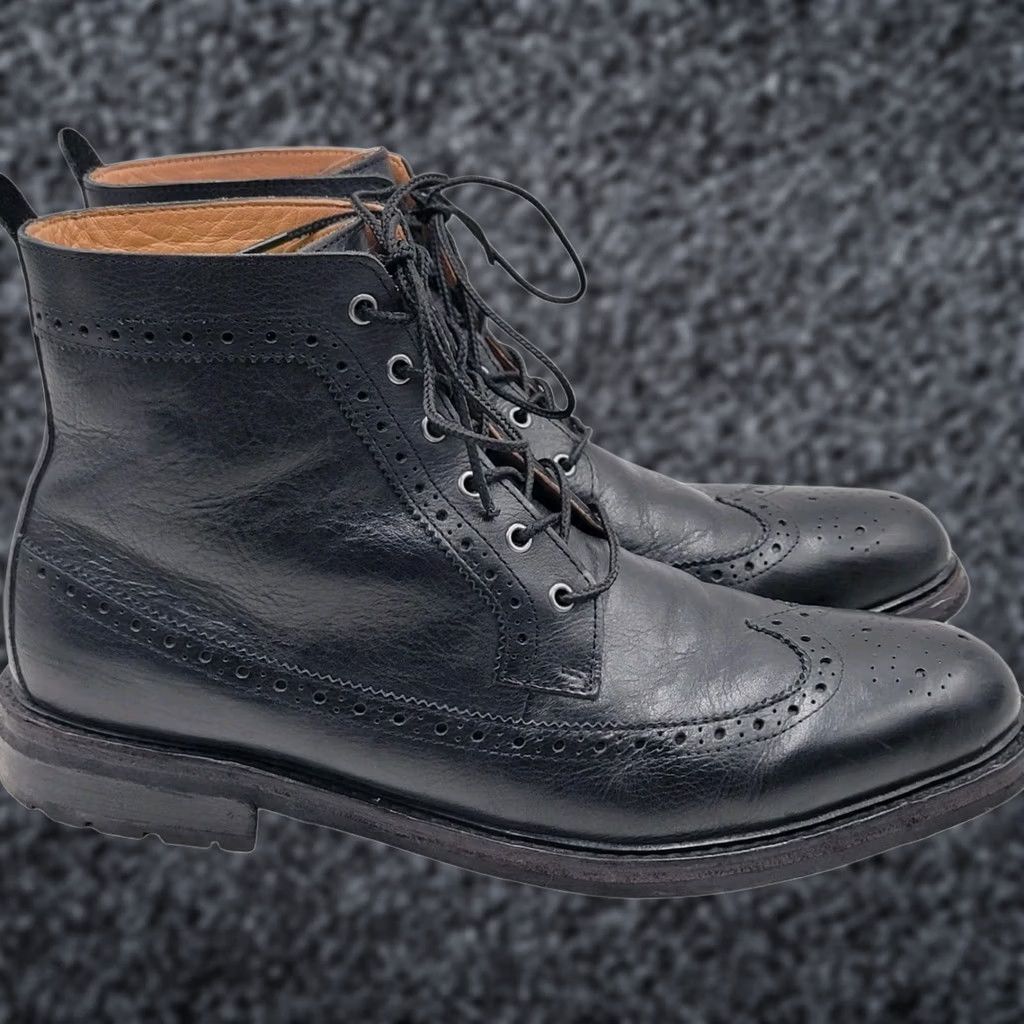 Polo Ralph Lauren Black Chukka Boot Men 13 Leather Suede  display picture 1