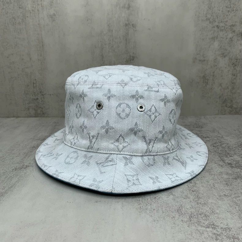 Louis Vuitton LOUIS VUITTON Fisherman's hat with full print of old flower Size ONE SIZE - 1 Thumbnail