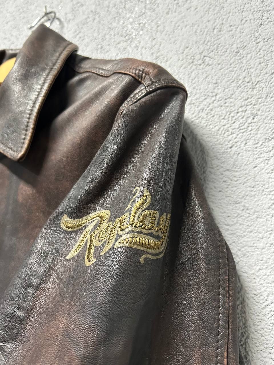 Replay Vintage Replay Hell Drivers Club mens leather jacket M Size US M / EU 48-50 / 2 - 4 Thumbnail
