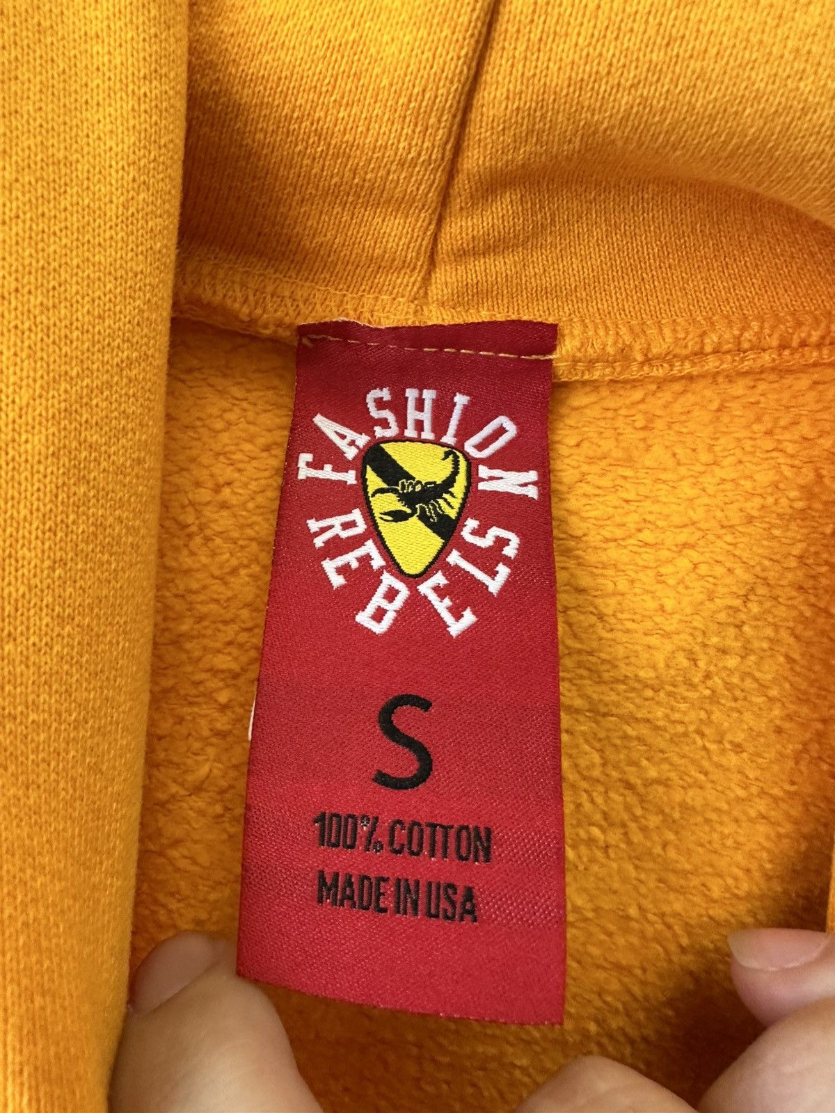 Other FASHION REBELS Rome Streetz Kiss The Ring Hoodie YELLOW Size US S / EU 44-46 / 1 - 3 Thumbnail