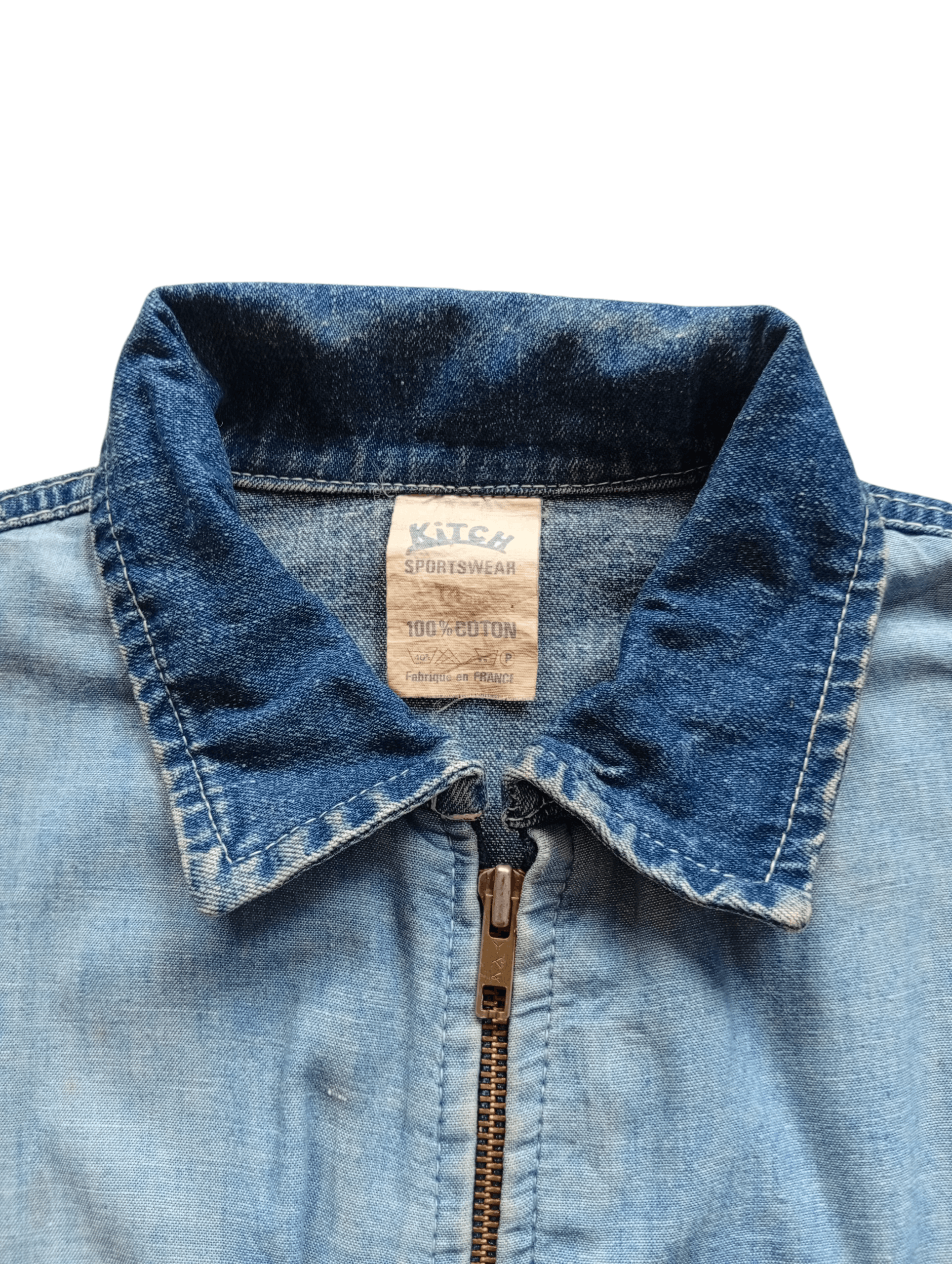 Kapital Vintage Kitch sportswear utility denim flight jacket Size US M / EU 48-50 / 2 - 3 Thumbnail