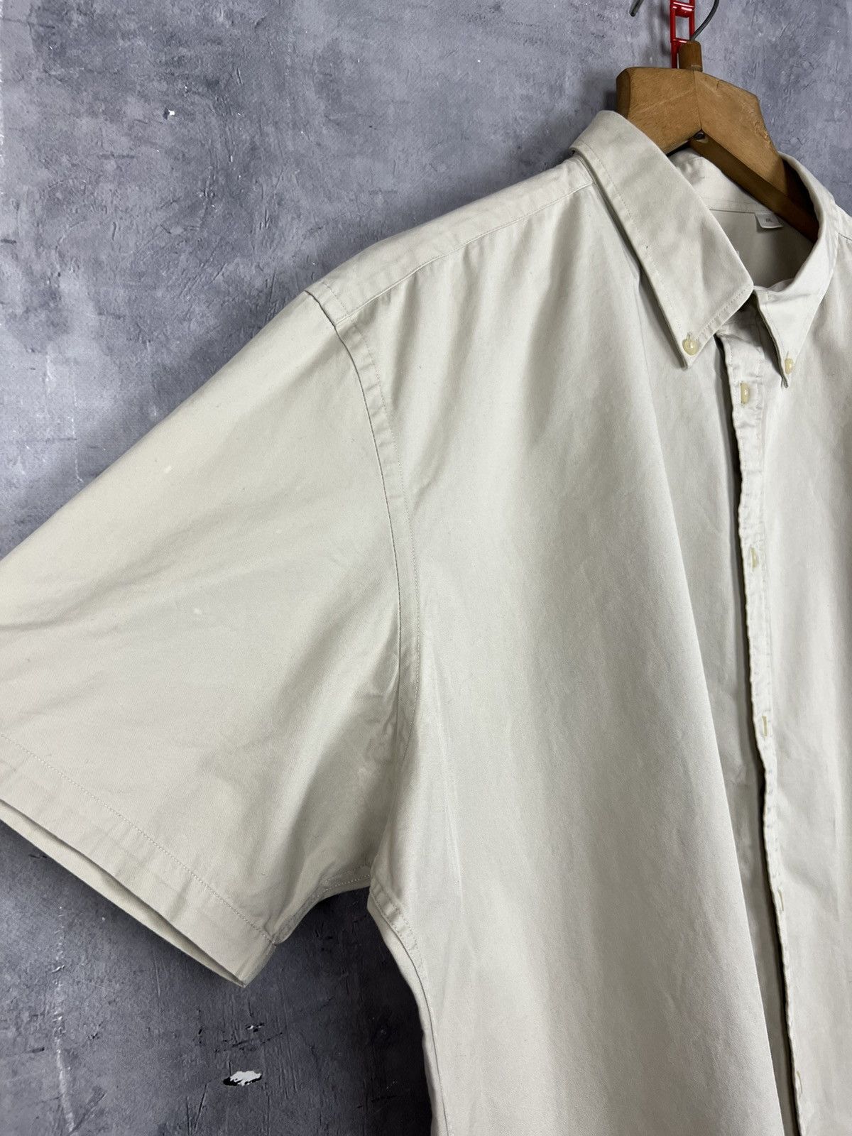 Yves Saint Laurent Vintage YSL Yves Saint Laurent Beige Shirt Size 2Xl Size US XXL / EU 58 / 5 - 5 Thumbnail