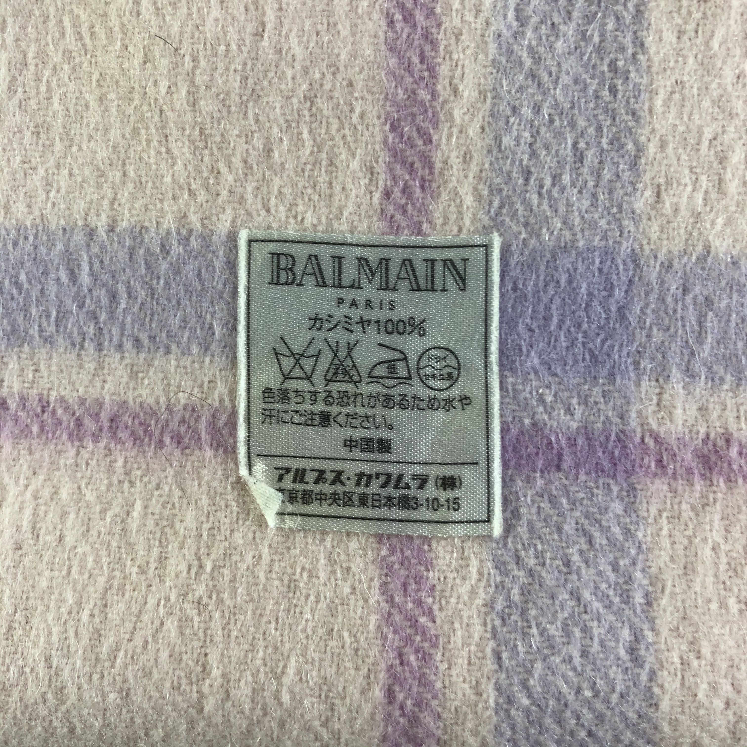 Pierre Balmain Pierre Balmain Cashmere Scarf / Muffler / Neckwear P135 Size ONE SIZE - 6 Thumbnail
