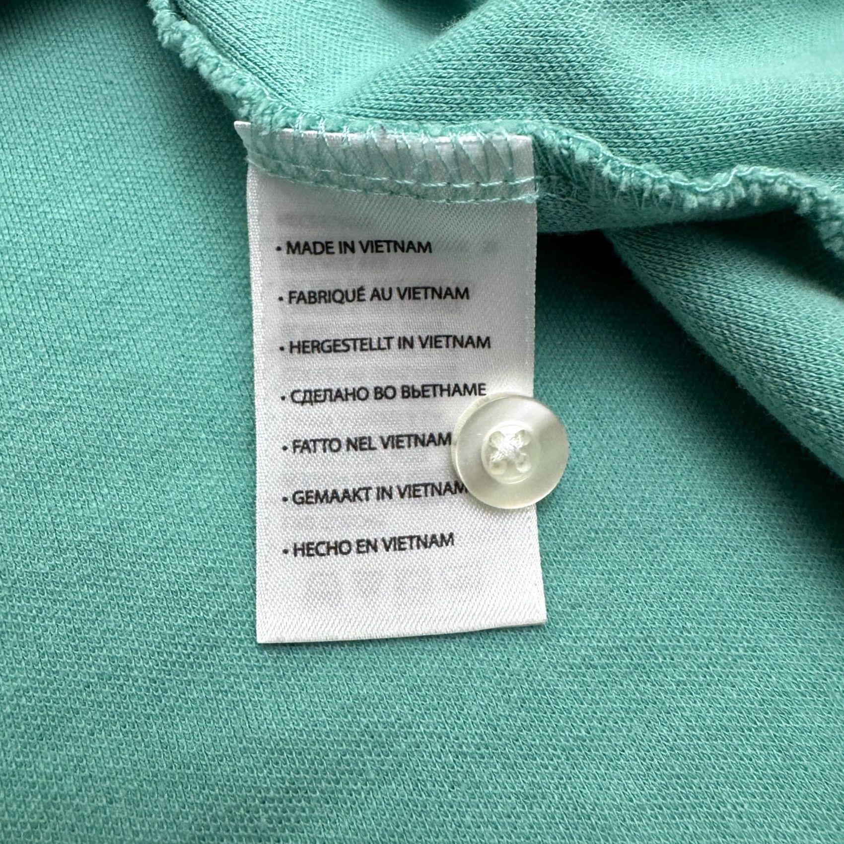 Vintage Harbor Bay Polo Shirt Mens 3XL Green Cotton Short Sleeve Pocket Top Size US XXL / EU 58 / 5 - 5 Thumbnail
