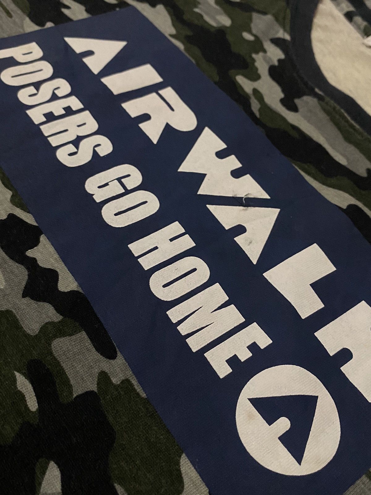 Airwalk × Japanese Brand AIRWALK POSERS GO HOME CAMOFLAGED TEE Size US M / EU 48-50 / 2 - 6 Thumbnail