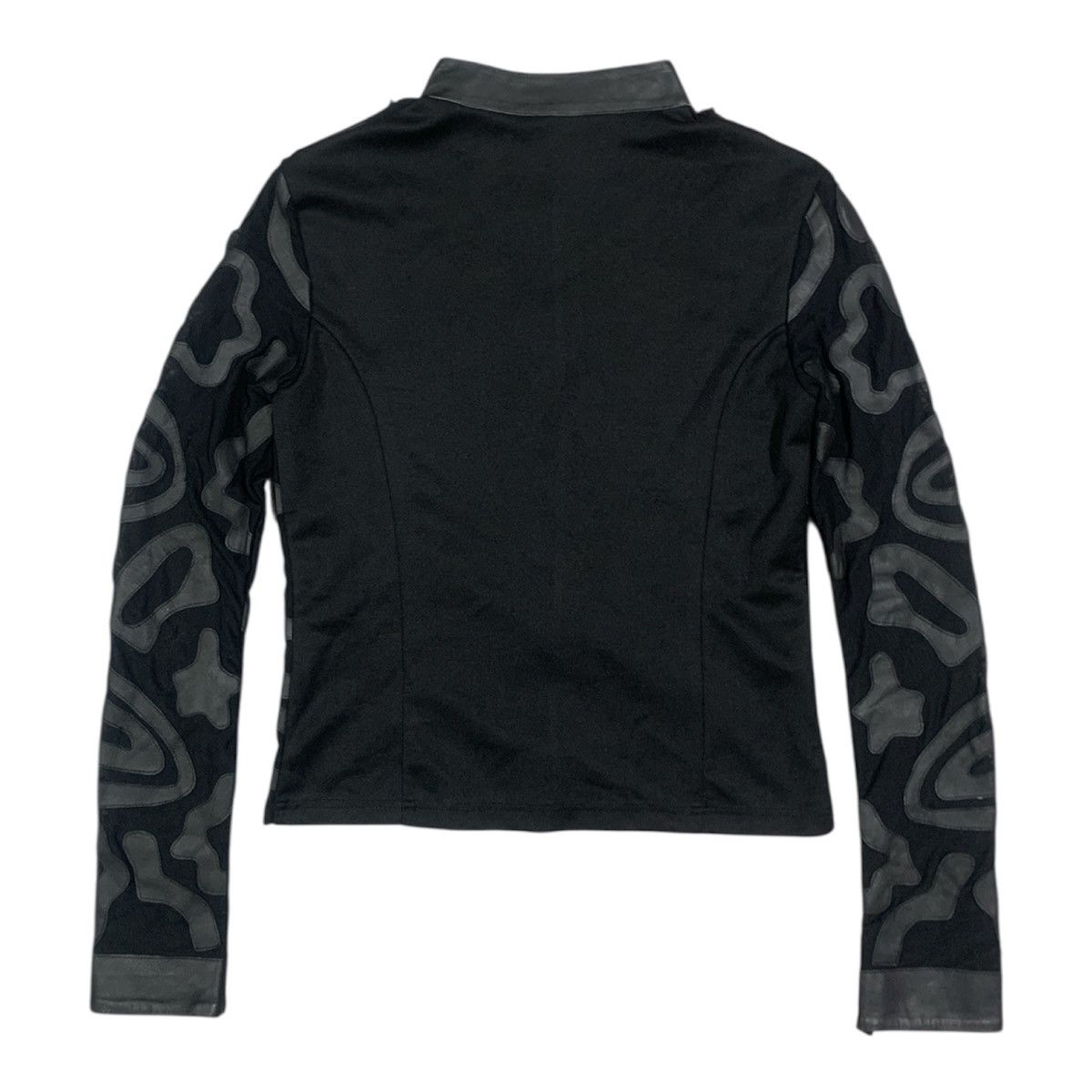 If Six Was Nine Sagaie Paris Lamb Nappa Leather Applique Rider Jacket Size S / US 4 / IT 40 - 5 Thumbnail