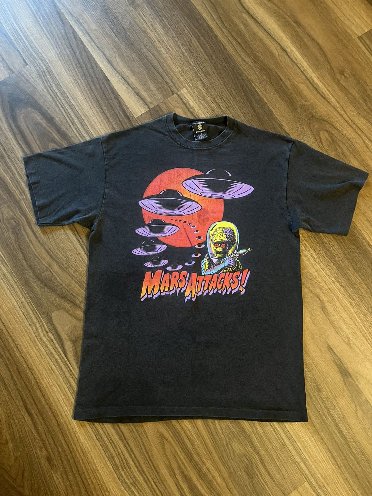 Vintage Vintage 1990s Mars Attacks Stanley Desantis Shirt | Grailed