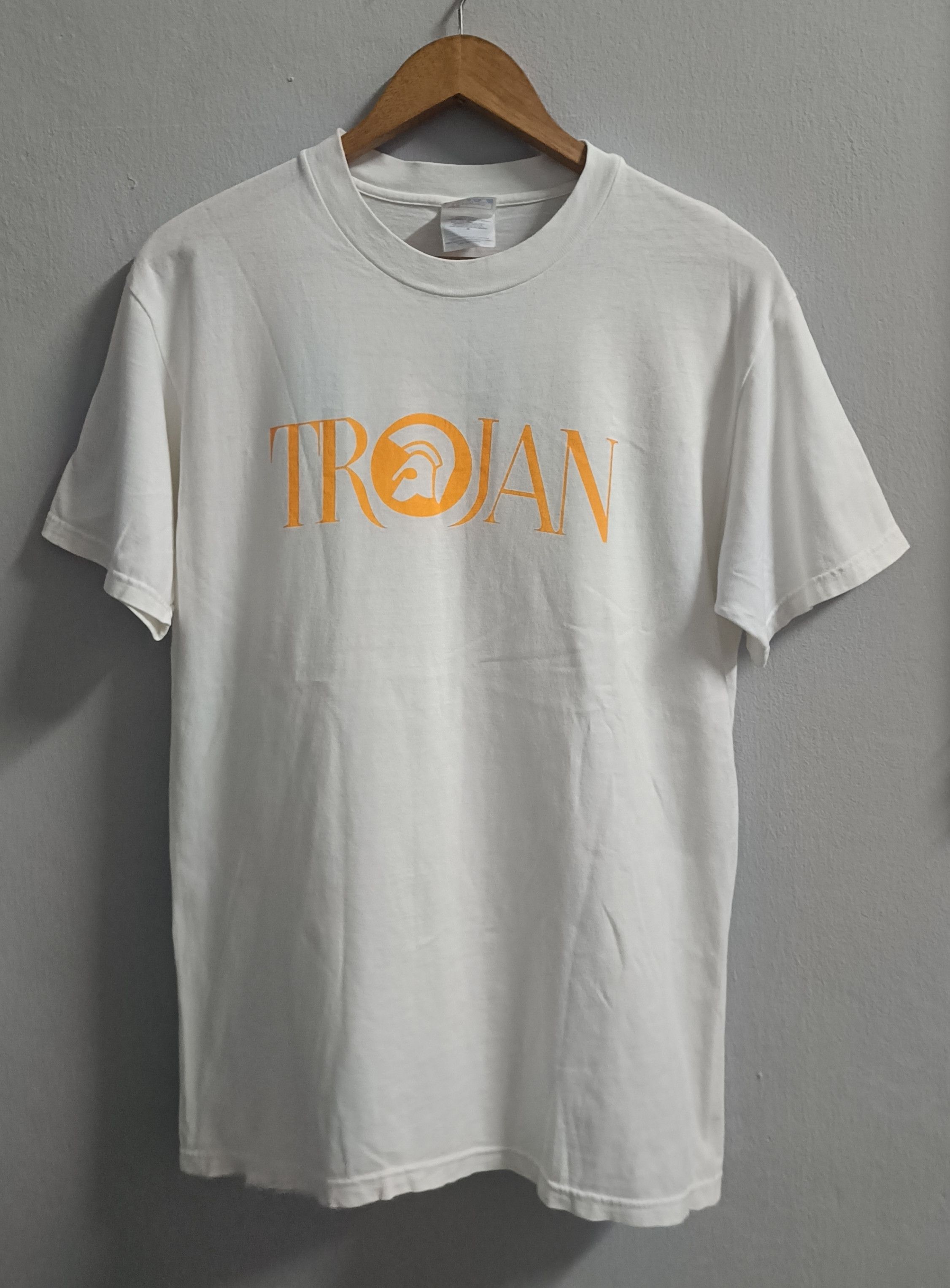 Vintage 🔥🔥Rare Vintage 90s Trojan Tee Size US M / EU 48-50 / 2 - 1 Thumbnail